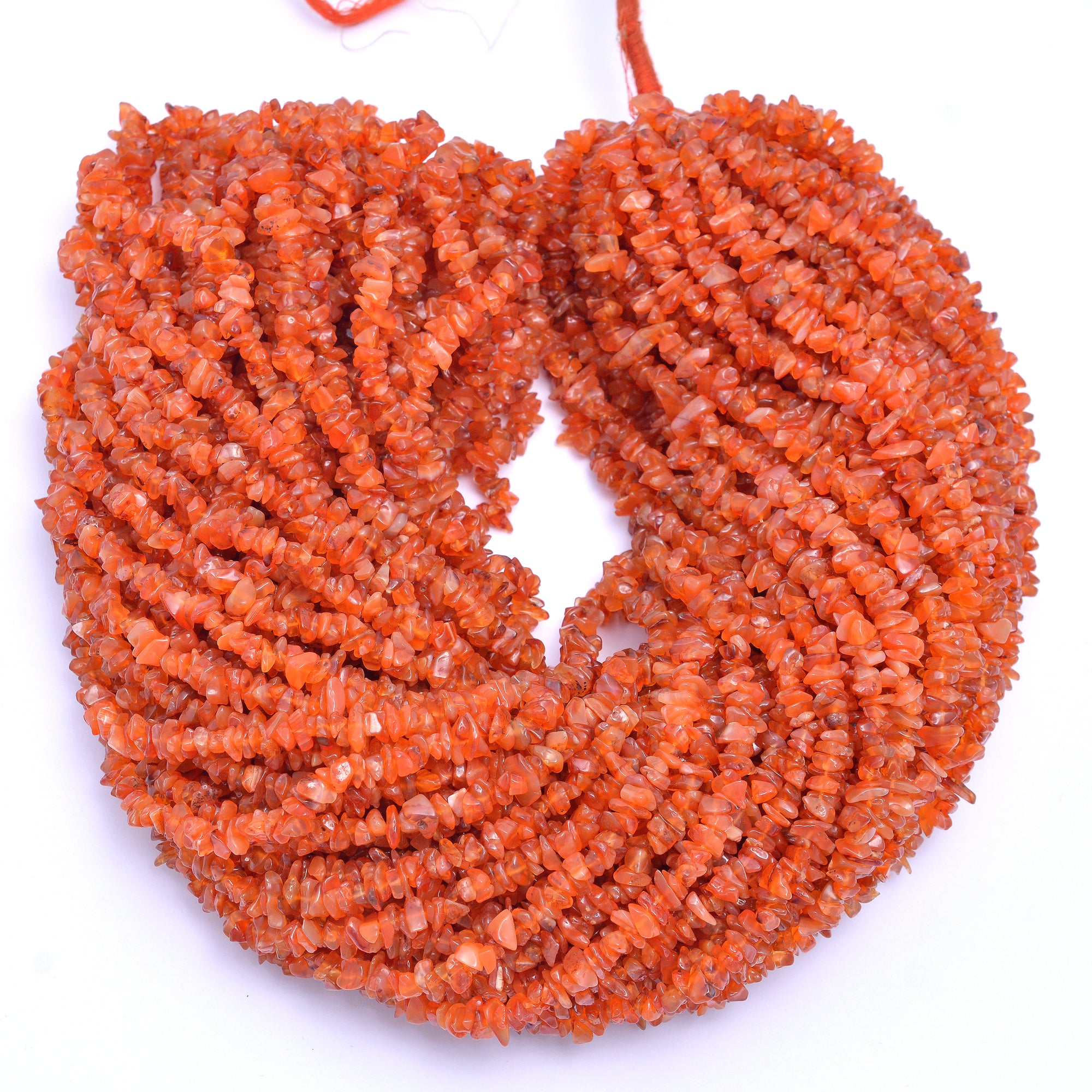 Carnelian Smooth Chips Beads, 5 To 7 mm, Carnelian Chips, Carnelian Uncut Beads, Gemstone Chips, Gem Quality, 36 Inch