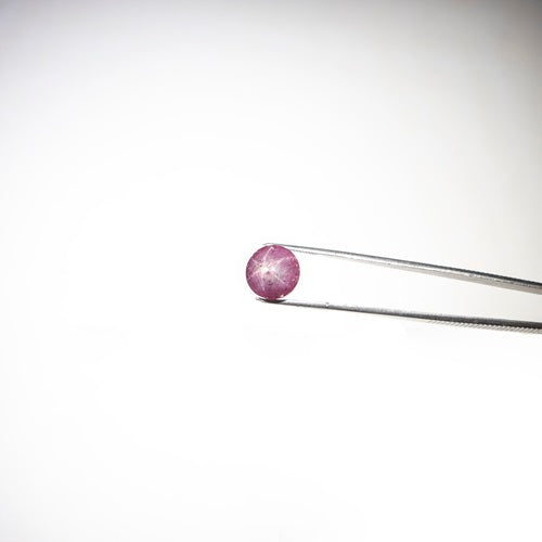 Star Ruby Round Cabs Loose Gemstone, Star Ruby Round Cabochon, Ruby Jewelry Necklace Cabs, Star Ruby Jewelry Making Gemstone