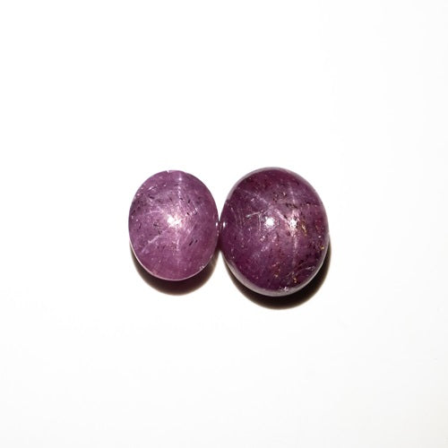 Star Ruby oval Cabs Loose Gemstone, Star Ruby oval Cabochon, Ruby Jewelry Necklace Cabs, Star Ruby Jewelry Making Gemstone