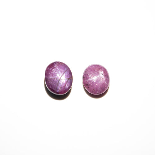 Star Ruby oval Cabs Loose Gemstone, Star Ruby oval Cabochon, Ruby Jewelry Necklace Cabs, Star Ruby Jewelry Making Gemstone