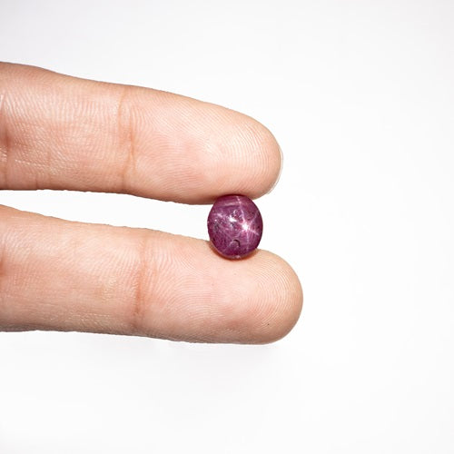 Star Ruby oval Cabs Loose Gemstone, Star Ruby oval Cabochon, Ruby Jewelry Necklace Cabs, Star Ruby Jewelry Making Gemstone