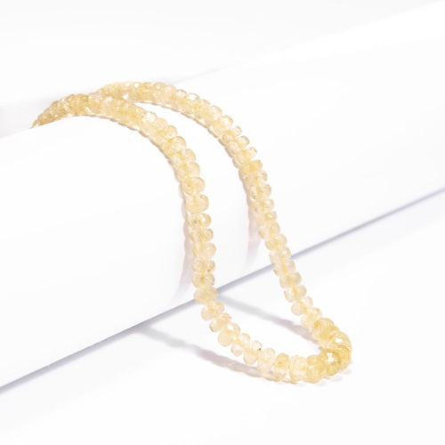 AA Quality, Yellow Aquamarine Faceted Beads, Heliodor Faceted Beads, Yellow Aquamarine Jewelry Making Gemstone Beads, Yellow Beads
