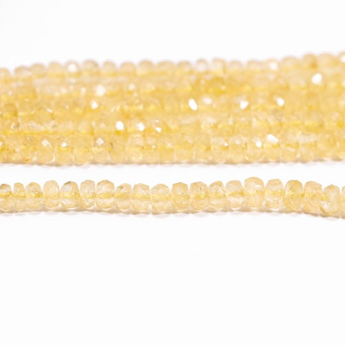 AA Quality, Yellow Aquamarine Faceted Beads, Heliodor Faceted Beads, Yellow Aquamarine Jewelry Making Gemstone Beads, Yellow Beads