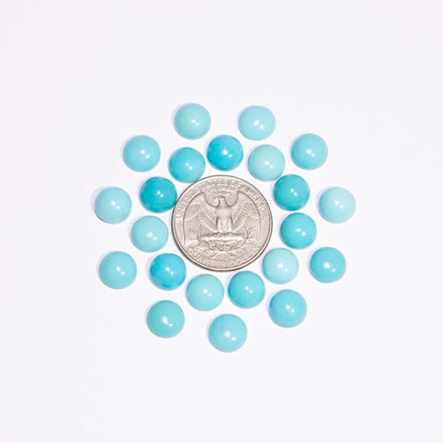 AA Quality Turquoise Round 9 mm Cabochon, Turquoise Smooth Round Cabs, Turquoise Loose gemstone, Turquoise Jewelry Making Gemstone