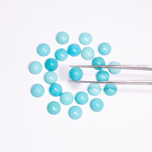 AA Quality Turquoise Round 9 mm Cabochon, Turquoise Smooth Round Cabs, Turquoise Loose gemstone, Turquoise Jewelry Making Gemstone