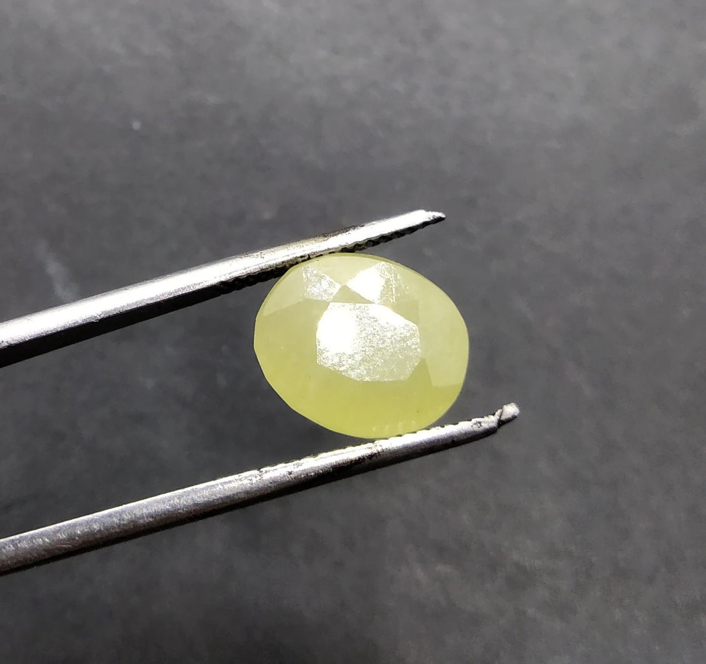 Rare Yellow Sapphire Loose Stone, Sapphire Oval Shape Cut Gemstone, 10X12 mm Loose Stone, Sapphire for Ring Making (SKU216)