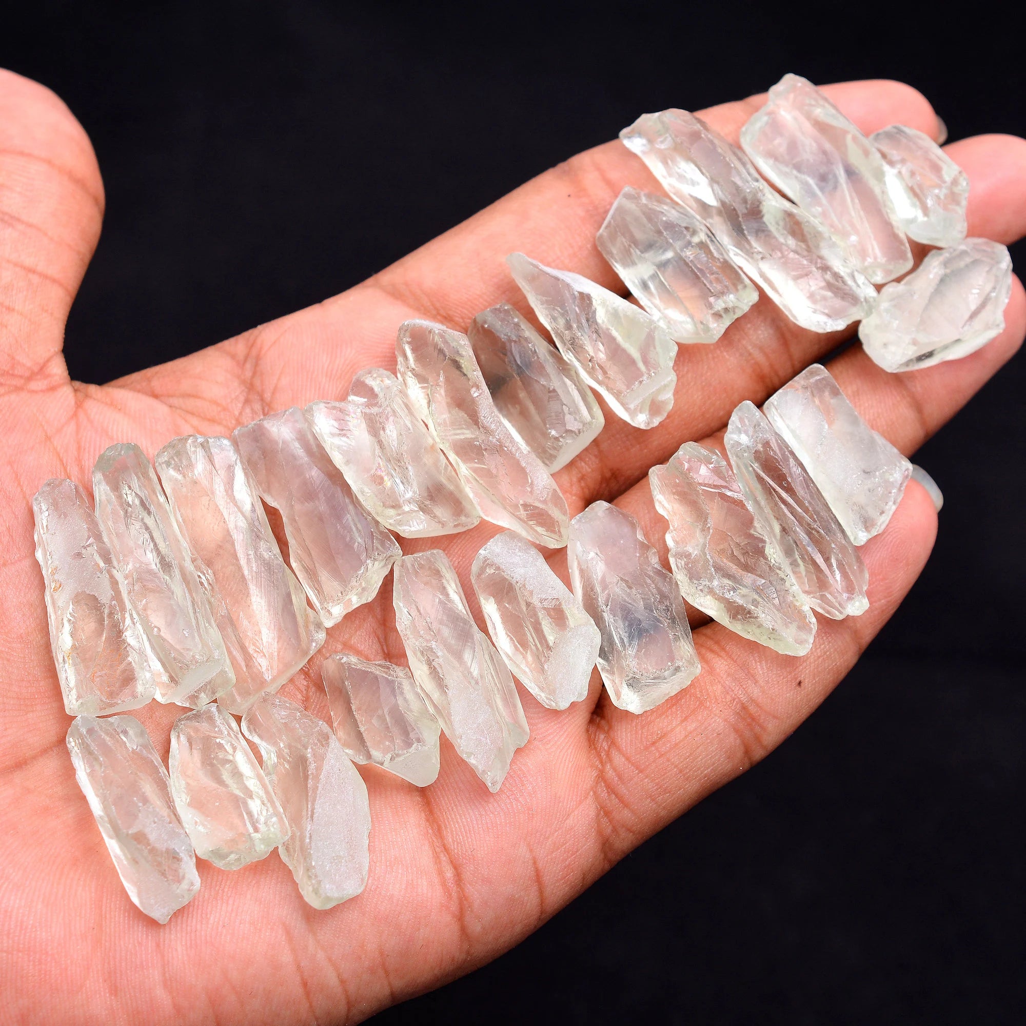 Green Amethyst Rough Loose Gemstone, SKU382
