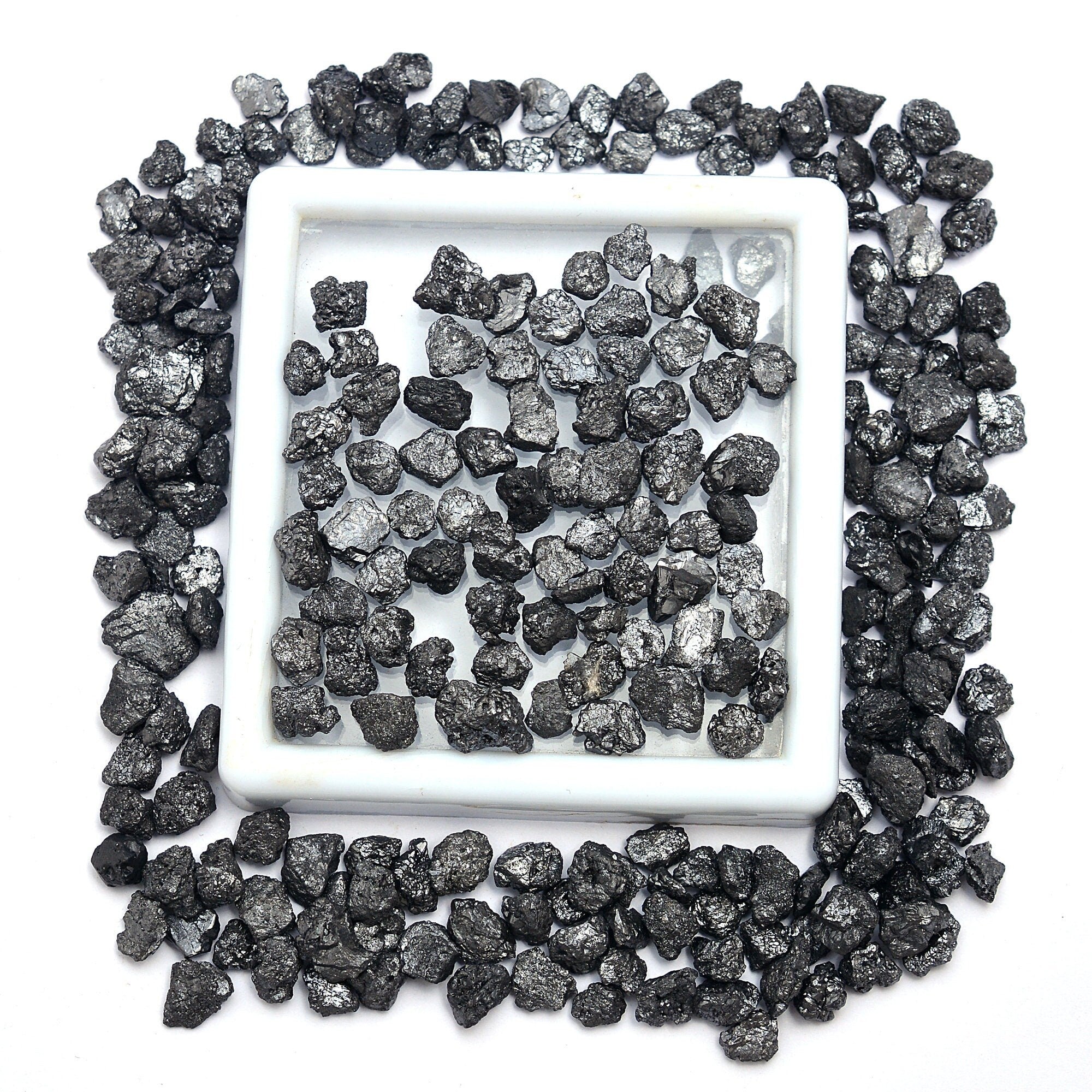 Black Diamond Organic Rough Loose Gemstone, 2.5 To 8 mm, Black Diamond Rough, Diamond Rough, Diamond Jewelry Making Gemstone, SKU 317