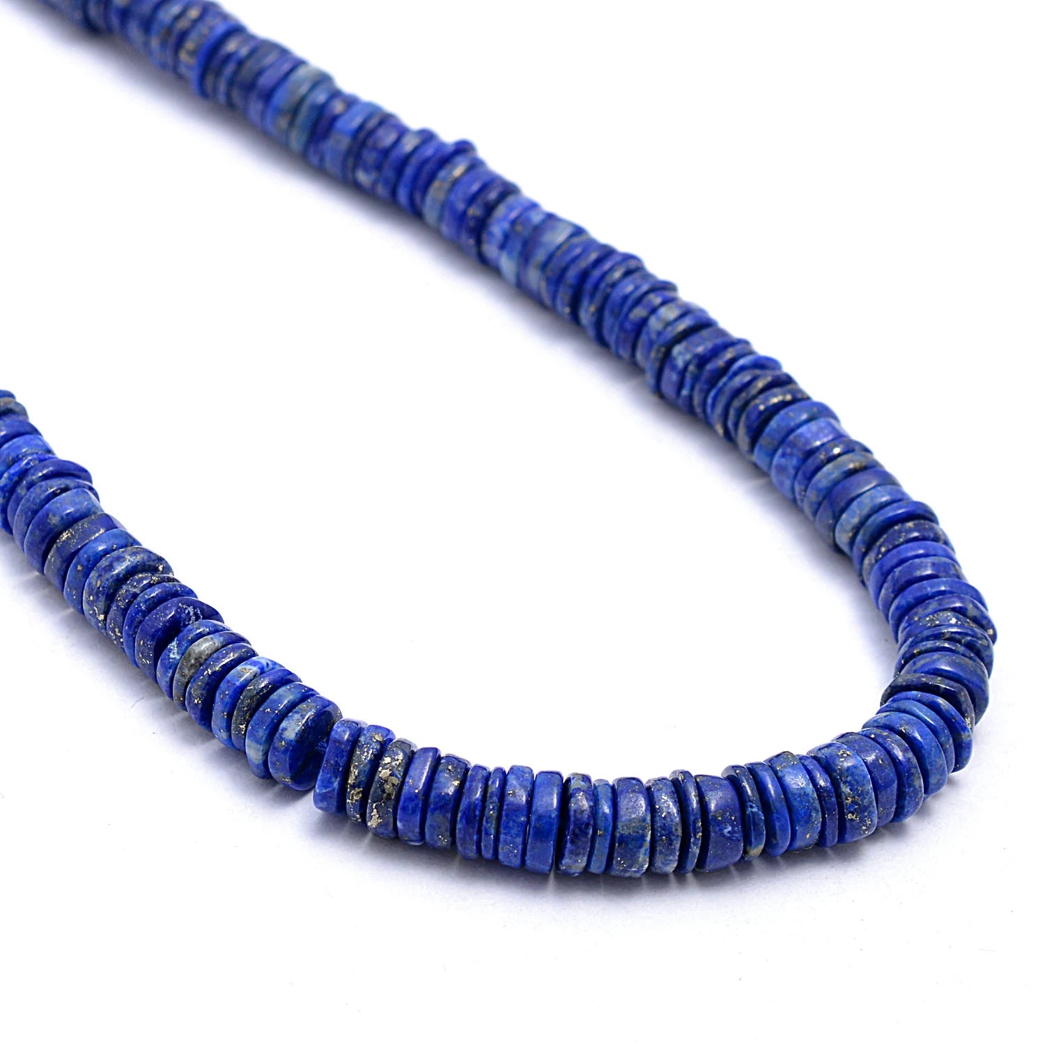 Lapis Smooth Tyre Beads, Lapis Smooth Coin, Lapis Lazuli Wheels, Lapis Handmade Jewelry Making Gemstone Beads, 16 Inch