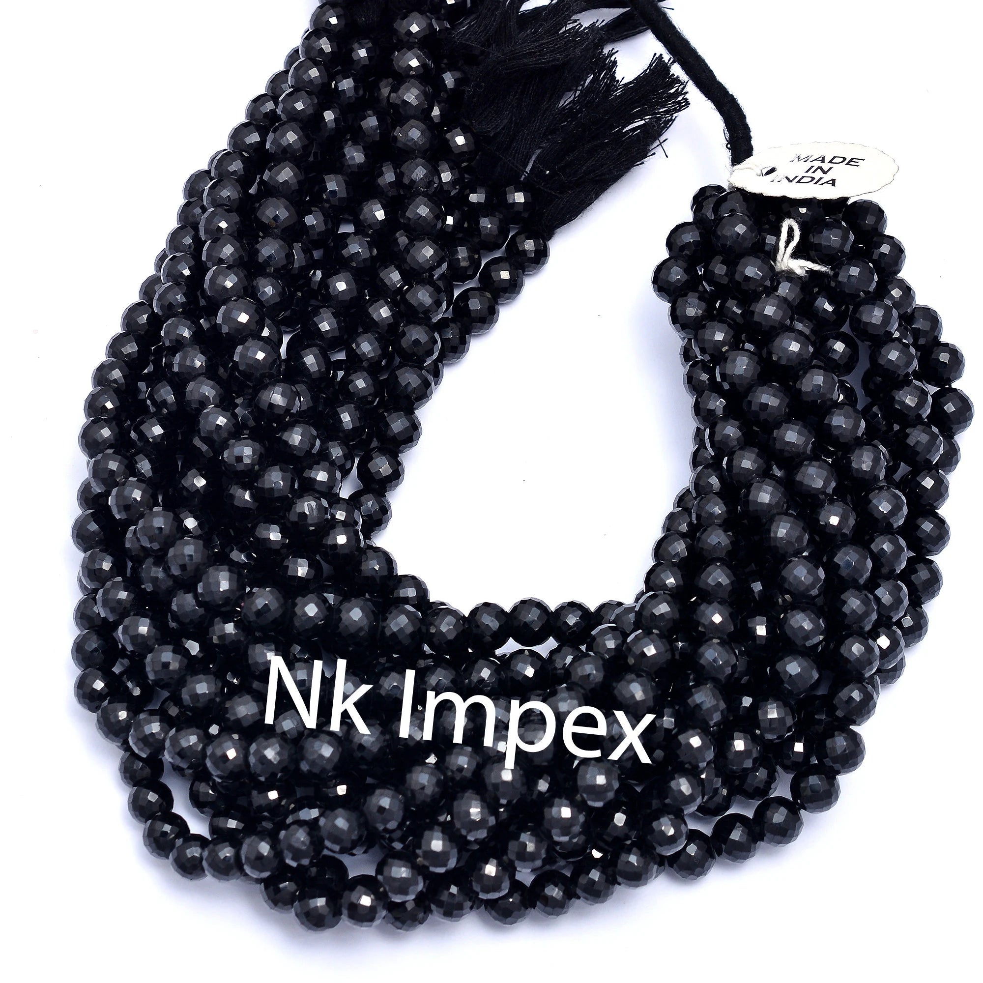 Black Spinel Faceted Round Balls Beads, Black Spinel Balls, Black Spinel Round, Black Spinel Gemstone Jewelry Making Beads
