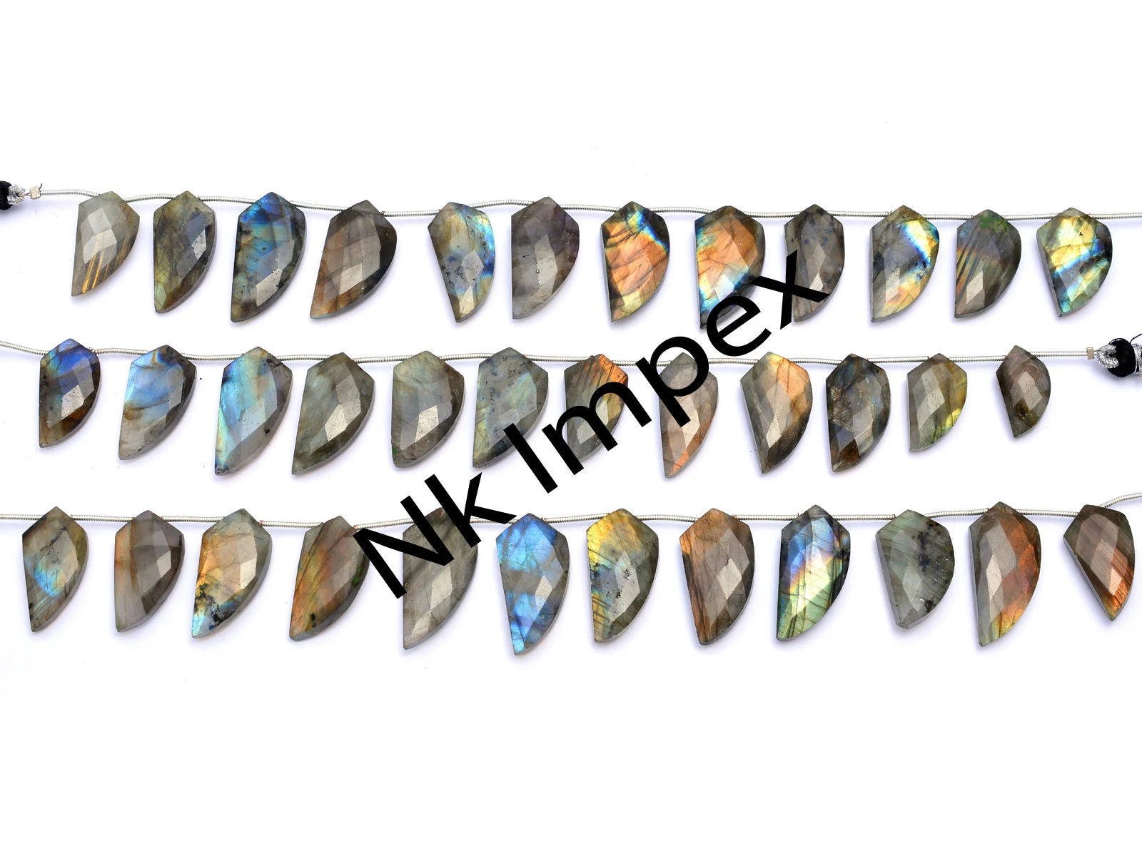 Black Rainbow Labradorite Faceted Mango Beads, 20 mm To 30 mm, Purple Labradorite Mango Shape Beads, Labradorite Jewelry Gemstone