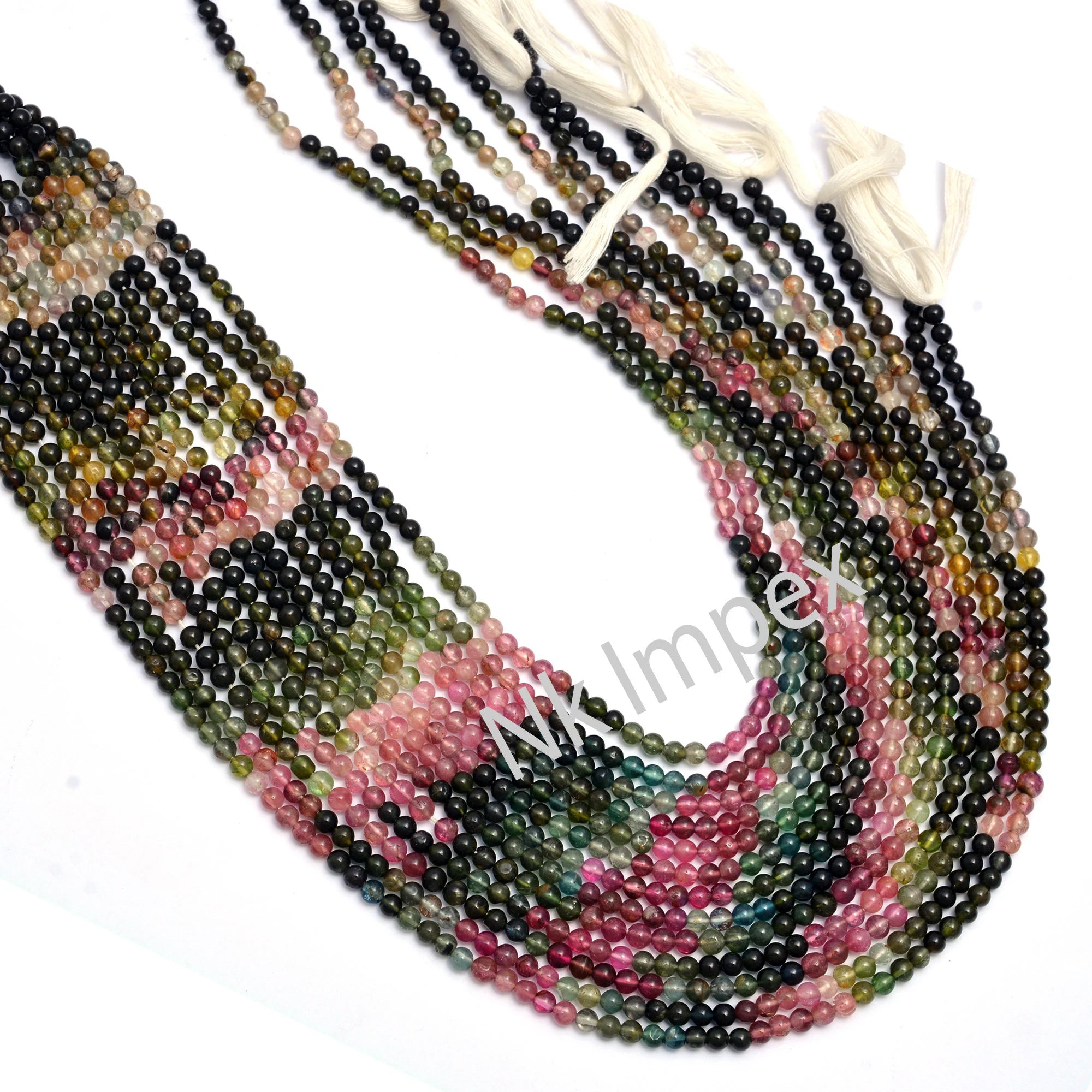 Multi Tourmaline Smooth Round Balls, 4 mm, Multi Tourmaline Balls, Multi Tourmaline Jewelry Gem Quality,15 Inch Price Per Strand