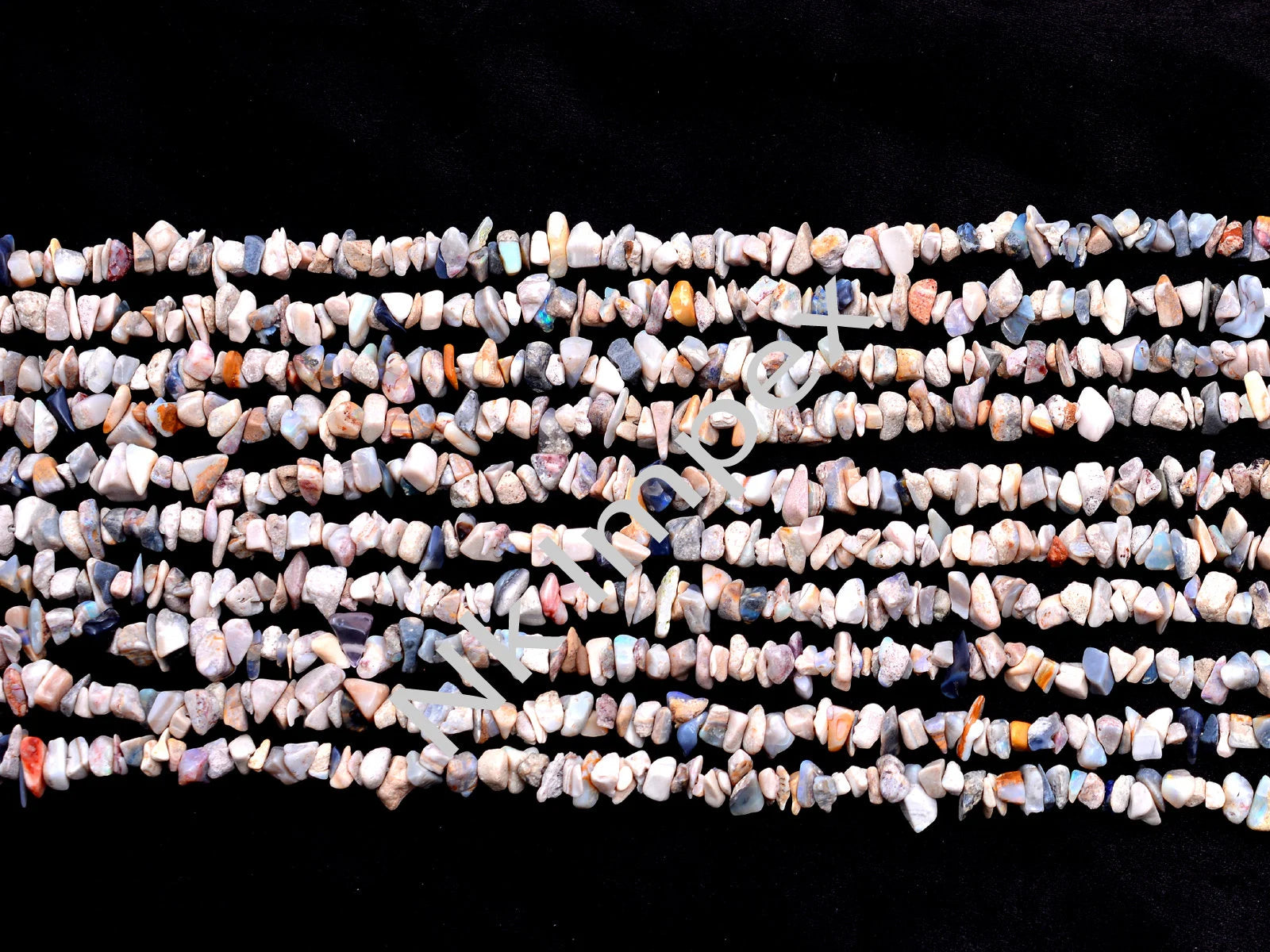 Australian Opal Smooth Chips Beads, 4.5 - 5.5 mm, Australian Opal Uncut Chips, Opal Uncut Chips, Australian Jewelry Making Beads, SKU 313