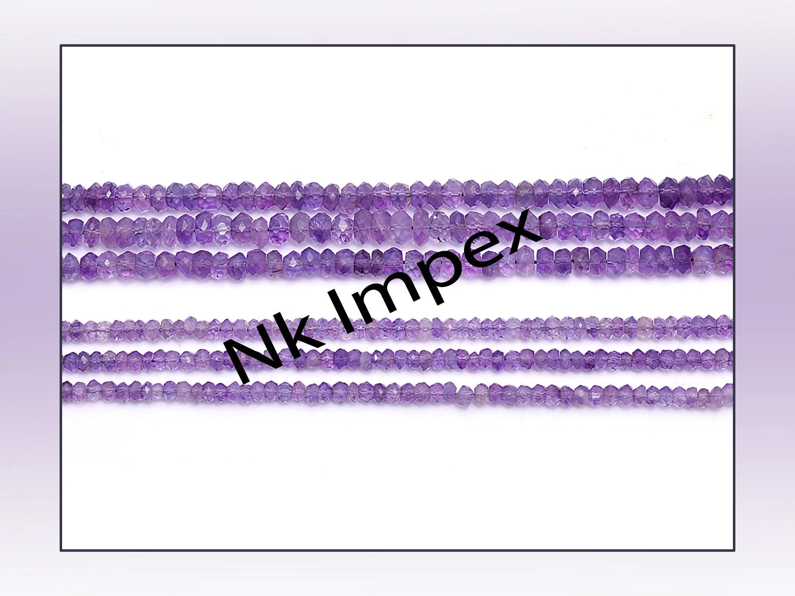 Natural Amethyst Beads for Jewelry Making - Healing Gemstone Beads, Faceted Amethyst Beads for Bracelets, Necklaces & DIY Craft Projects