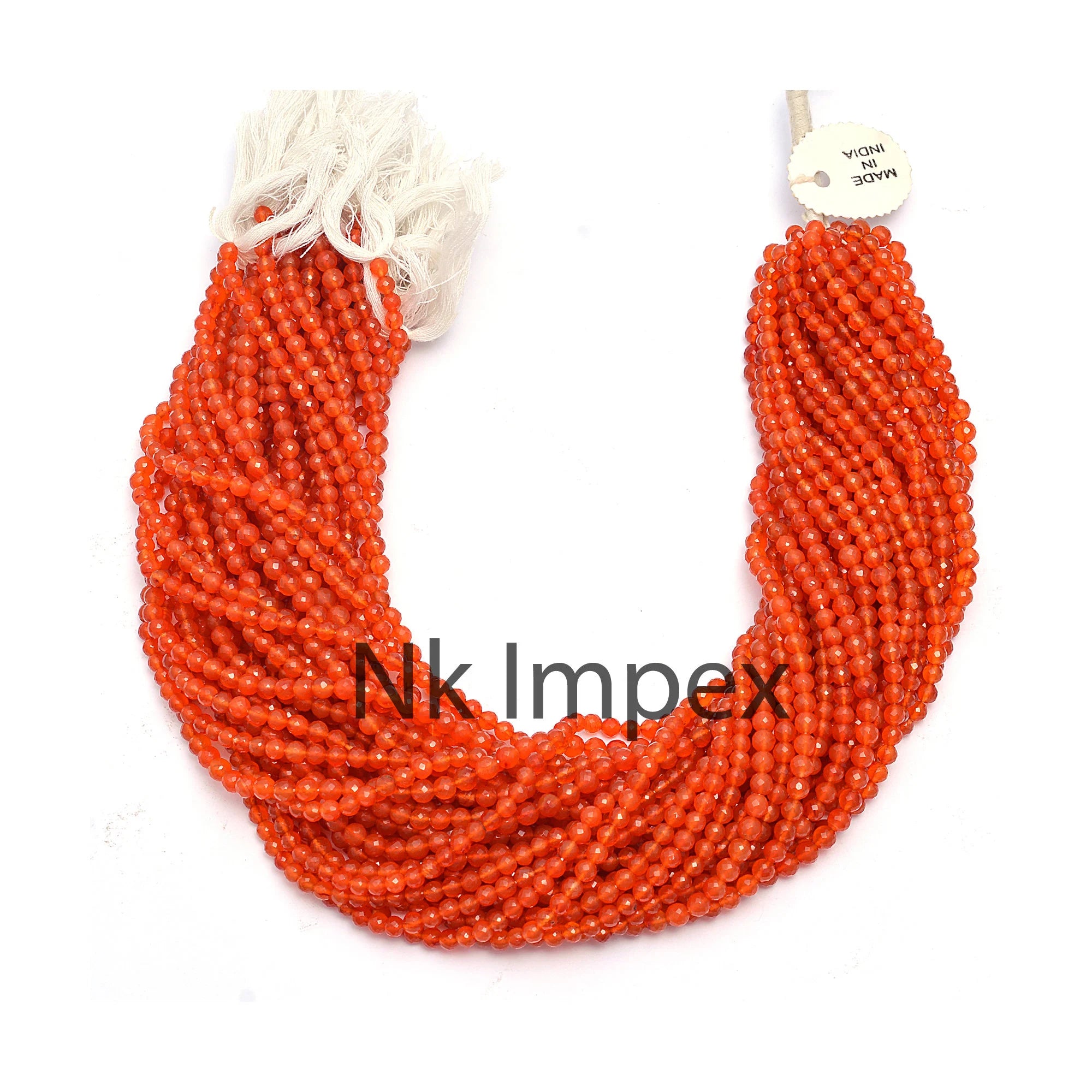 Natural Carnelian Faceted Round Balls Beads, Dark Orange Carnelian Faceted Balls, Carnelian Jewelry Making Gemstone Beads, 15 Inch