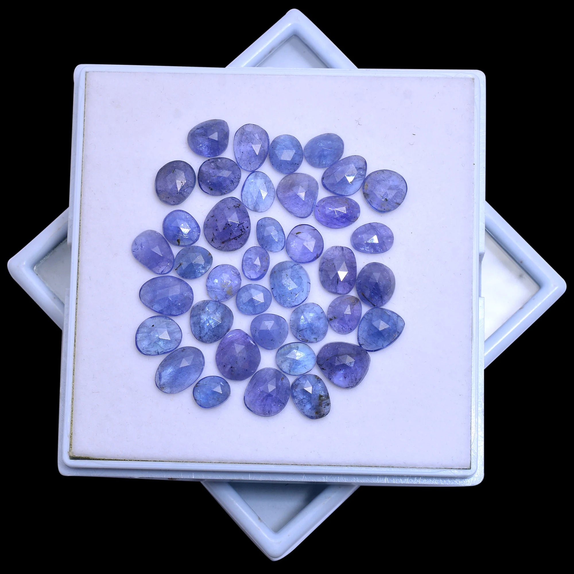 Tanzanite Organic Rosecut Loose Gemstone, Tanzanite Rosecut, Tanzanite Organic Cut, Tanzanite Jewelry Rosecut, Tanzanite Jewelry Cut
