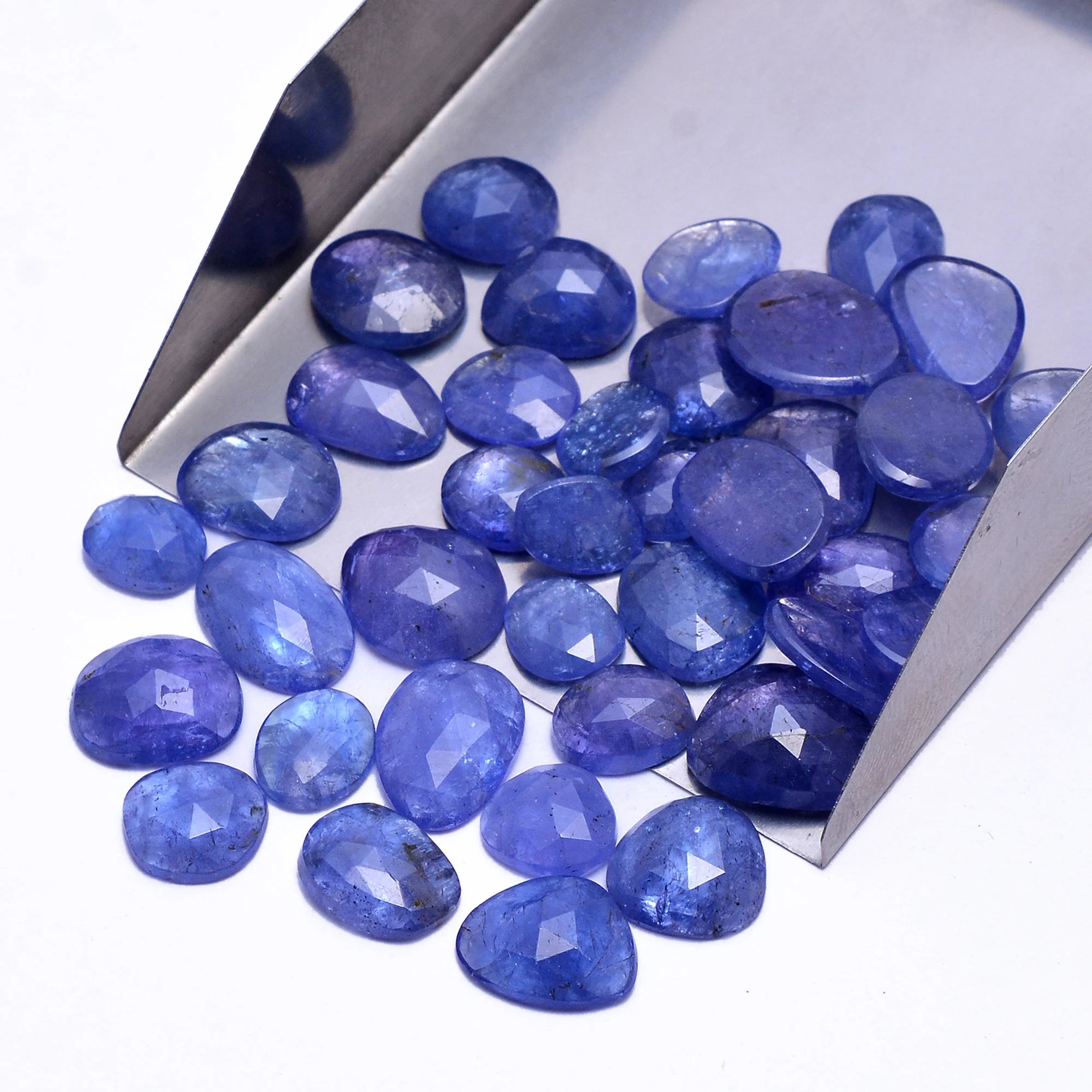 Tanzanite Organic Rosecut Loose Gemstone, Tanzanite Rosecut, Tanzanite Organic Cut, Tanzanite Jewelry Rosecut, Tanzanite Jewelry Cut