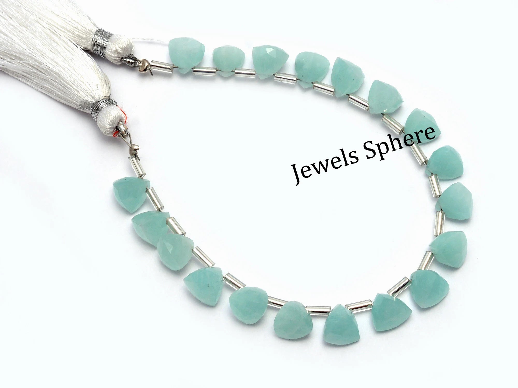 AAA Quality Aqua Amazonite Triangle Shape Briolettes, SKU907