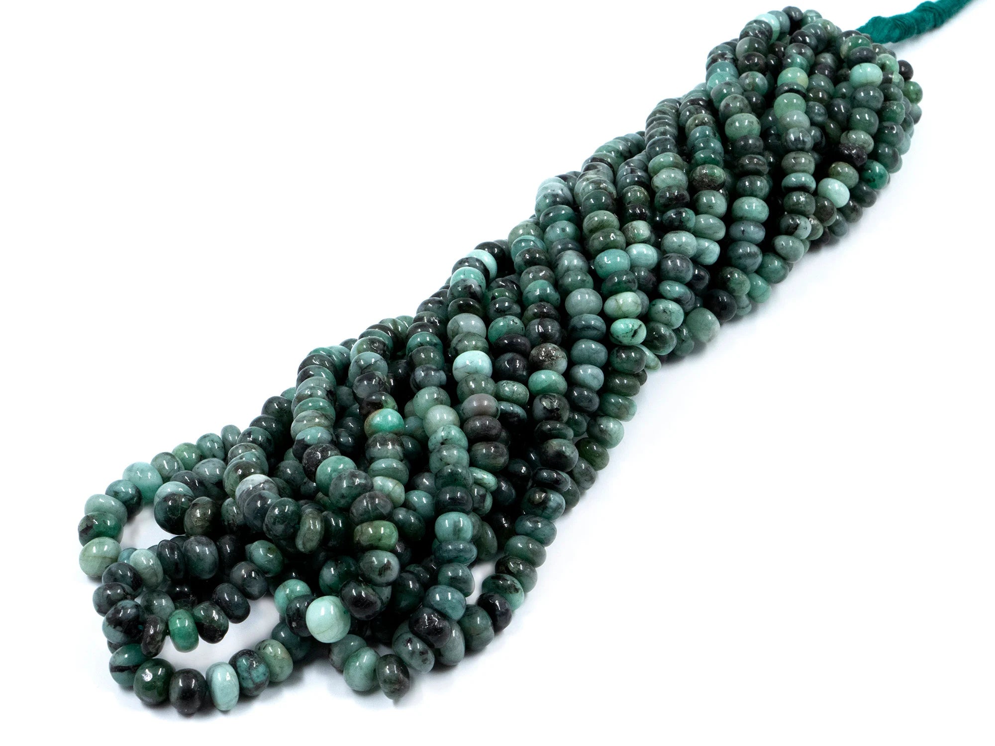 Sakota Emerald Smooth Rondelle Beads, 6 mm To 8.5 mm, Emerald Rondelle Beads, Emerald Beads, Emerald Jewelry Making Gemstone Beads