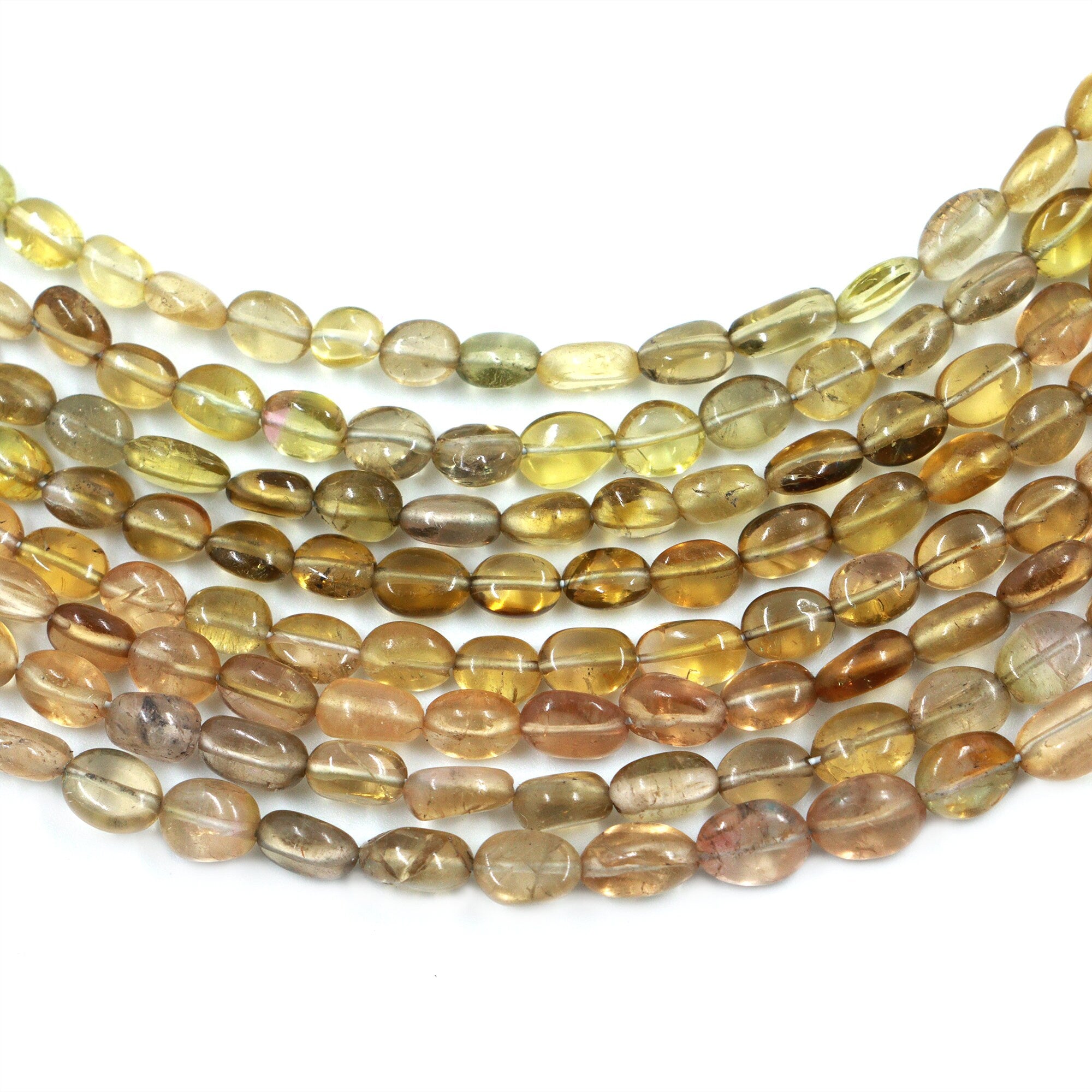 Green Tourmaline Smooth Oval Beads, 3x3.5 mm To 5x7 mm, Tourmaline Oval, Tourmaline Handmade Jewelry Making Gemstone Beads