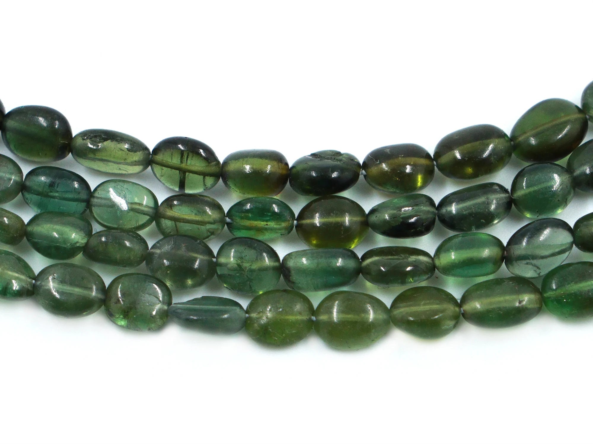 Green Tourmaline Smooth Oval Beads, 3x4 mm To 5x7 mm, Tourmaline Oval, Tourmaline Handmade Jewelry Making Gemstone Beads