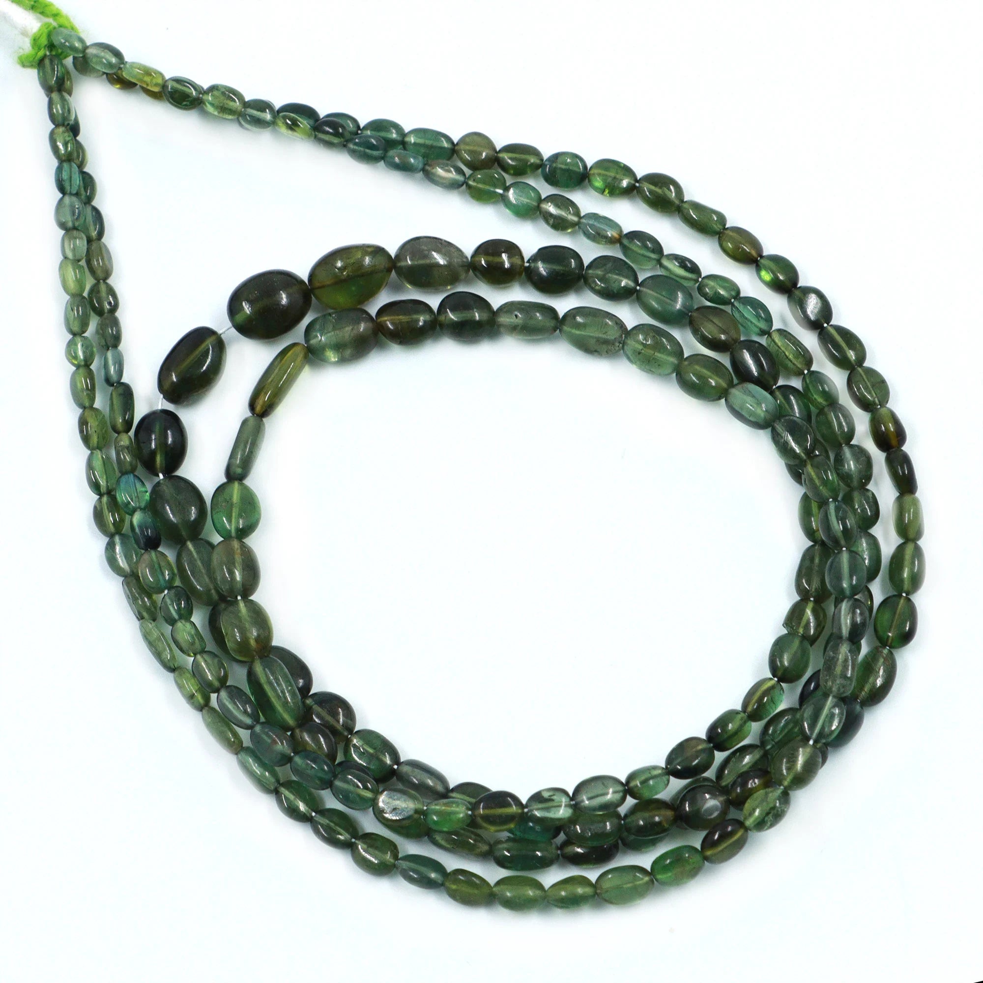 Green Tourmaline Smooth Oval Beads, 3x4 mm To 5x7 mm, Tourmaline Oval, Tourmaline Handmade Jewelry Making Gemstone Beads