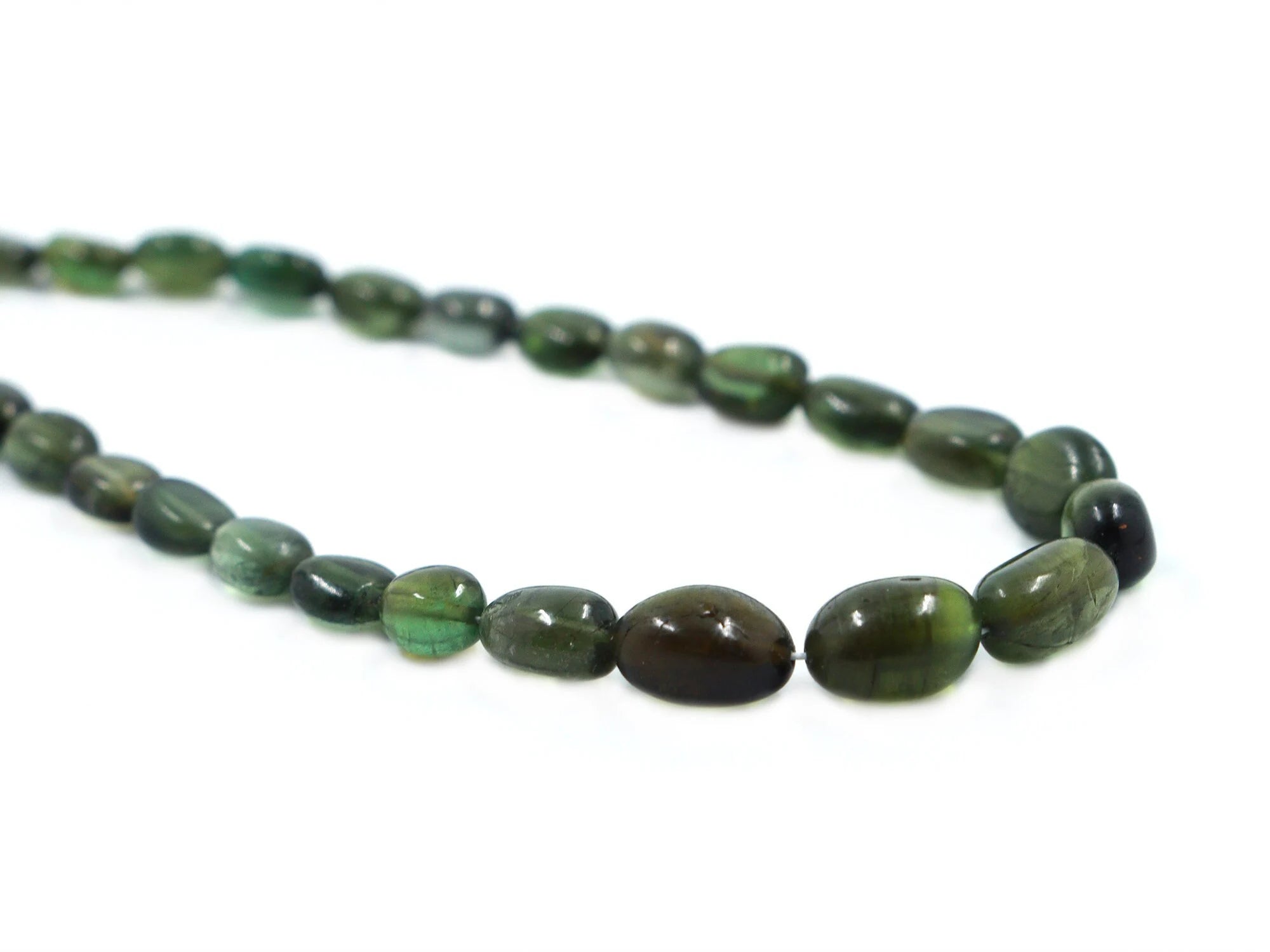 Green Tourmaline Smooth Oval Beads, 3x4 mm To 5x7 mm, Tourmaline Oval, Tourmaline Handmade Jewelry Making Gemstone Beads