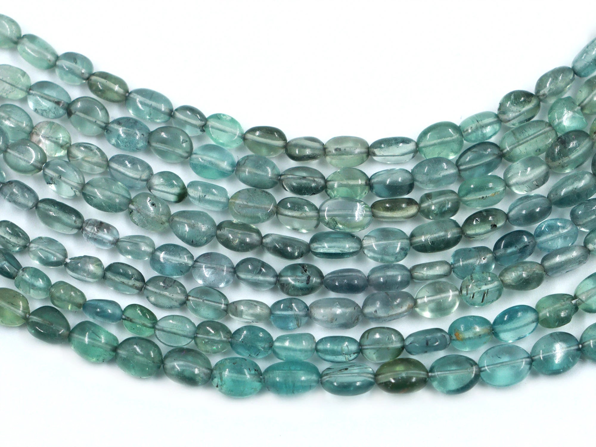 Tourmaline Smooth Oval Beads, 3x3.5mm To 5x7mm, Tourmaline Oval, Tourmaline Jewelry Making Gemstone Beads,,18 Inch Strand