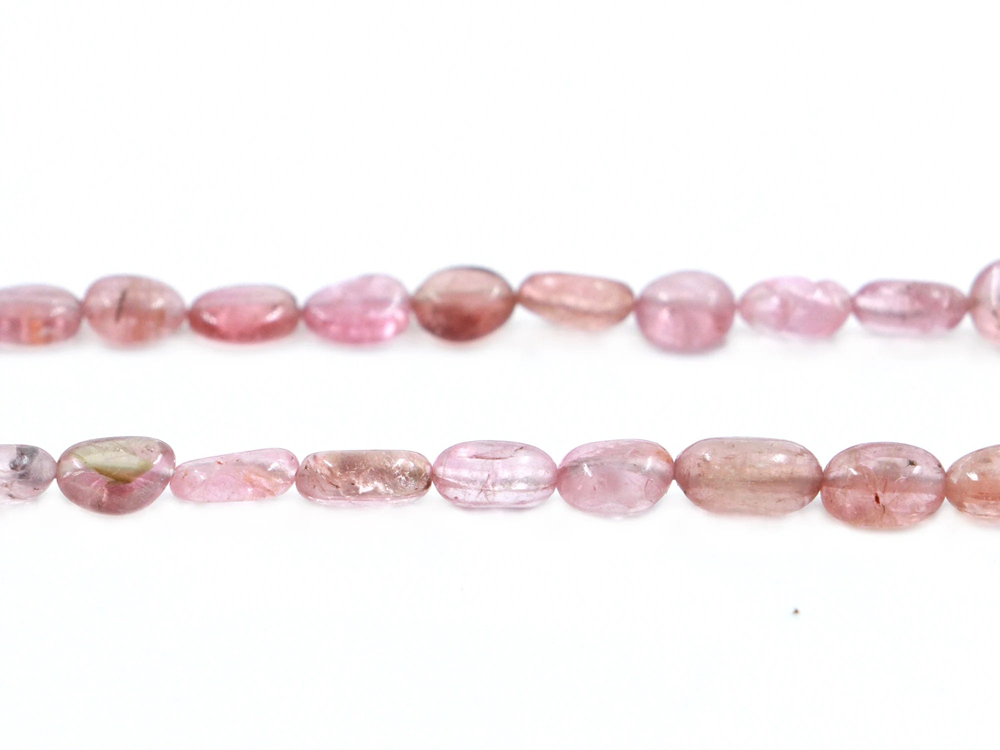 Natural Pink Tourmaline Smooth Oval Beads, 3x3.5 mm To 5x7 mm, Pink Tourmaline Oval, Tourmaline Jewelry Making Gemstone , 18 Inch
