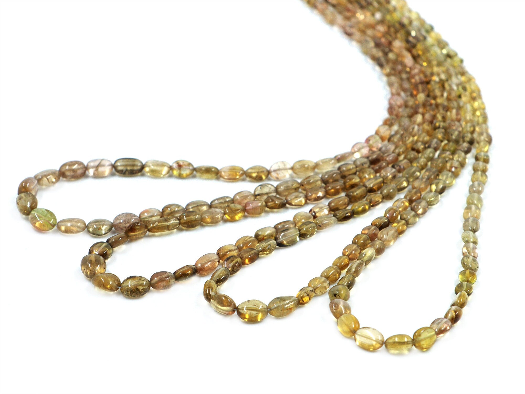 Green Tourmaline Smooth Oval Beads, 3x3.5 mm To 5x7 mm, Tourmaline Oval, Tourmaline Handmade Jewelry Making Gemstone Beads