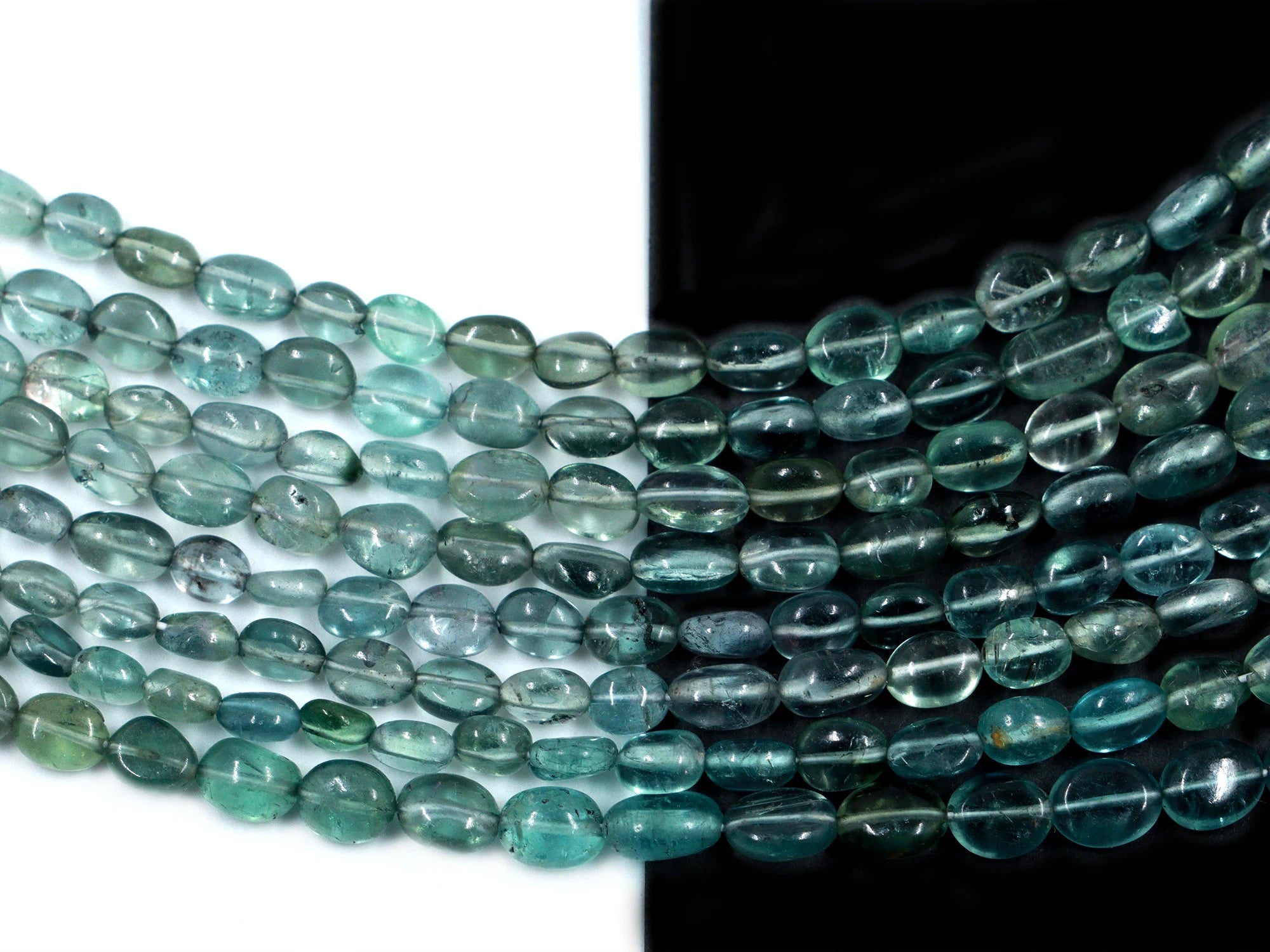 Tourmaline Smooth Oval Beads, 3x3.5mm To 5x7mm, Tourmaline Oval, Tourmaline Jewelry Making Gemstone Beads,,18 Inch Strand