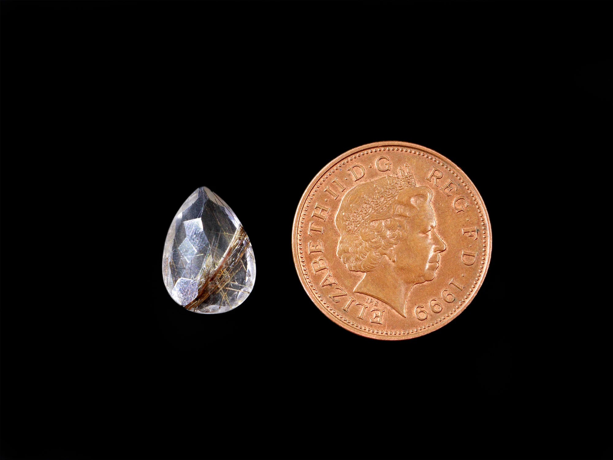 Black Rutile Pear Cut Loose Gemstone, 12x16.5 mm, Black Rutile Pear, Black Rutile Ring Cut, Rutile Jewelry Making, SKU1665