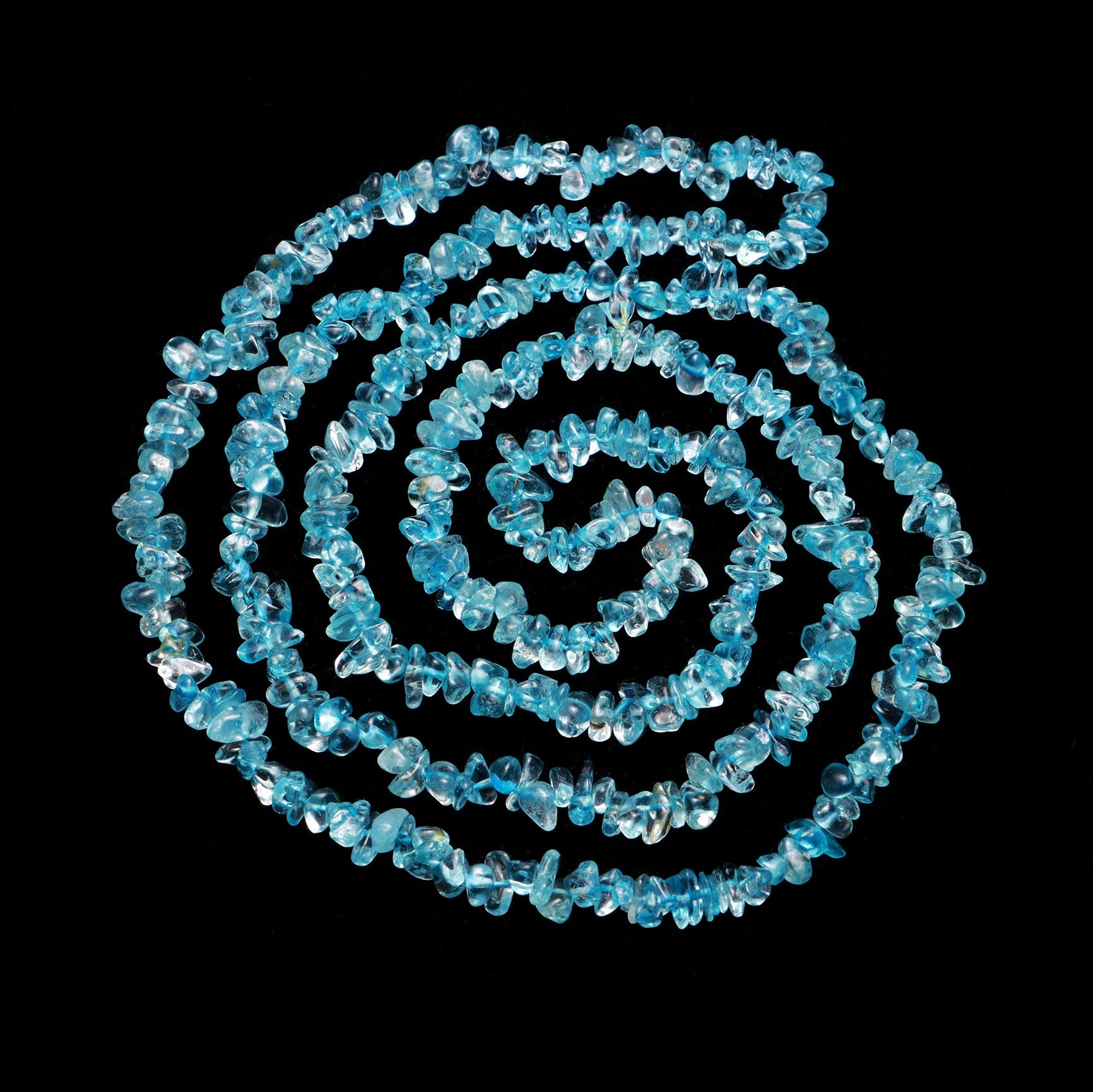 Blue Topaz Smooth Chips Beads, 4 To 6 mm, Blue Topaz Nuggets Chips, Blue Topaz Handmade Jewelry Making Beads, 36 Inch