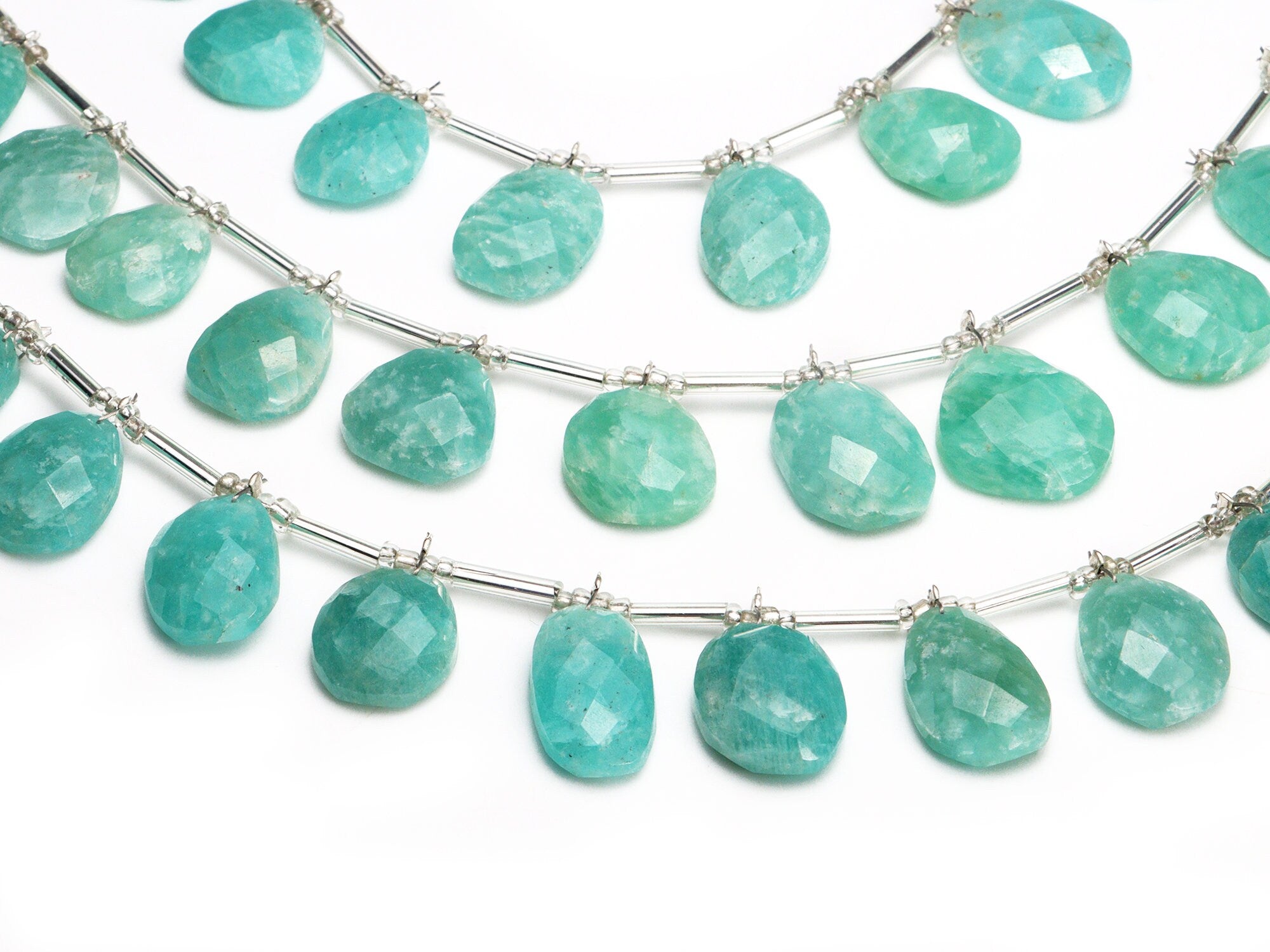 Amazonite Faceted Top Drill Irregular Beads, Amazonite Irregular Fancy Shape, Amazonite Handmade Jewelry Making Gemstone Beads