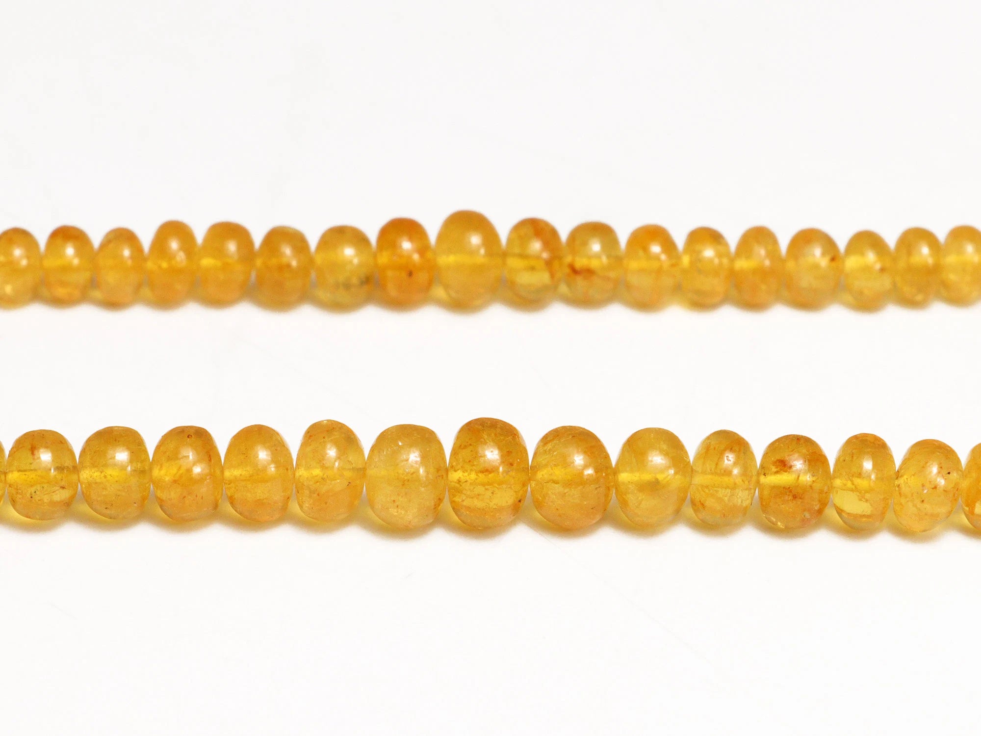 Golden Aquamarine Smooth Rondelle Beads, 3mm To 7mm, Yellow Aquamarine Beads, Yellow Aquamarine Jewelry Making Gemstone Beads