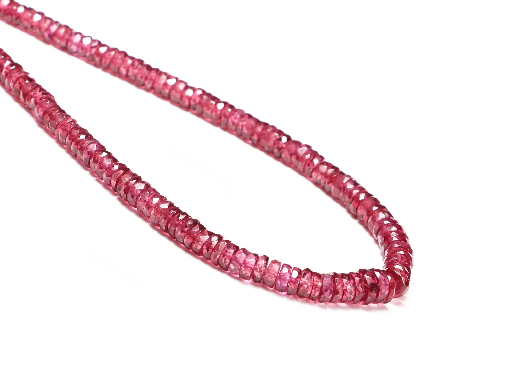 Reddish Rhodolite Garnet Faceted Tyre Beads, 3mm To 6mm, Rhodolite Garnet Wheels, Reddish Garnet Jewelry Making Gemstone Beads