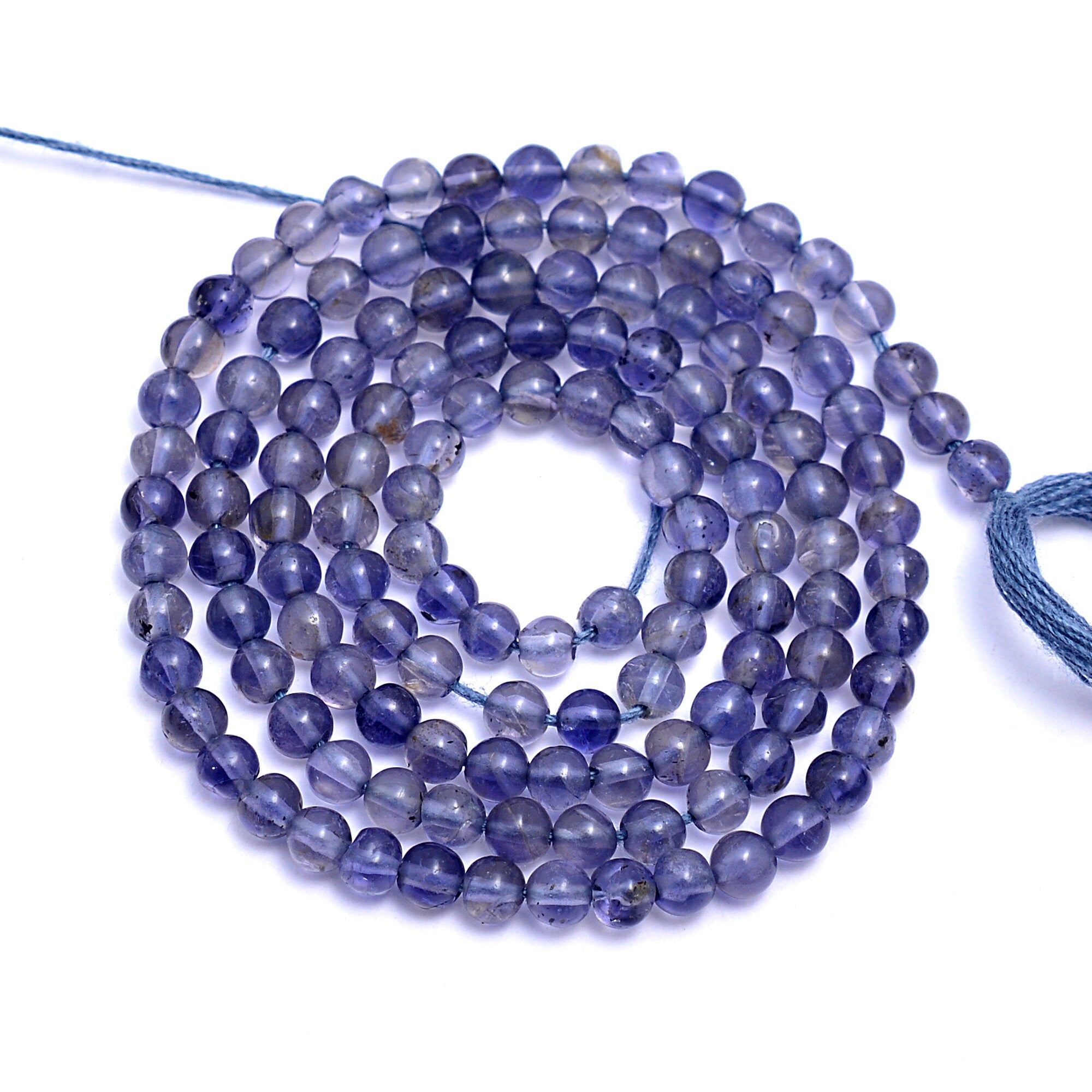 Natural Iolite Smooth Round Balls Beads, SKU419