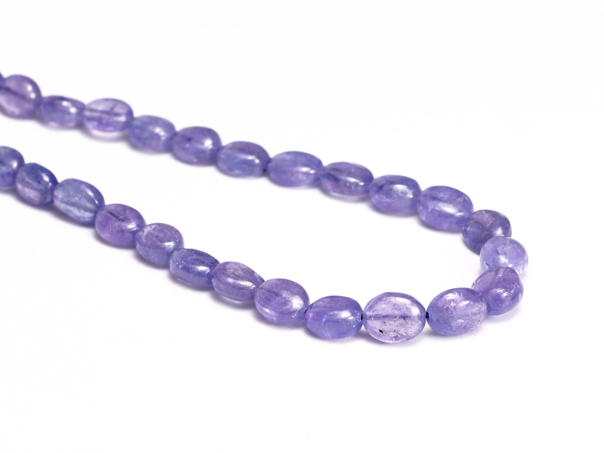 AA Quality Tanzanite Smooth Oval Beads, 4x5 mm - 5.5x7.5 mm, SKU2044
