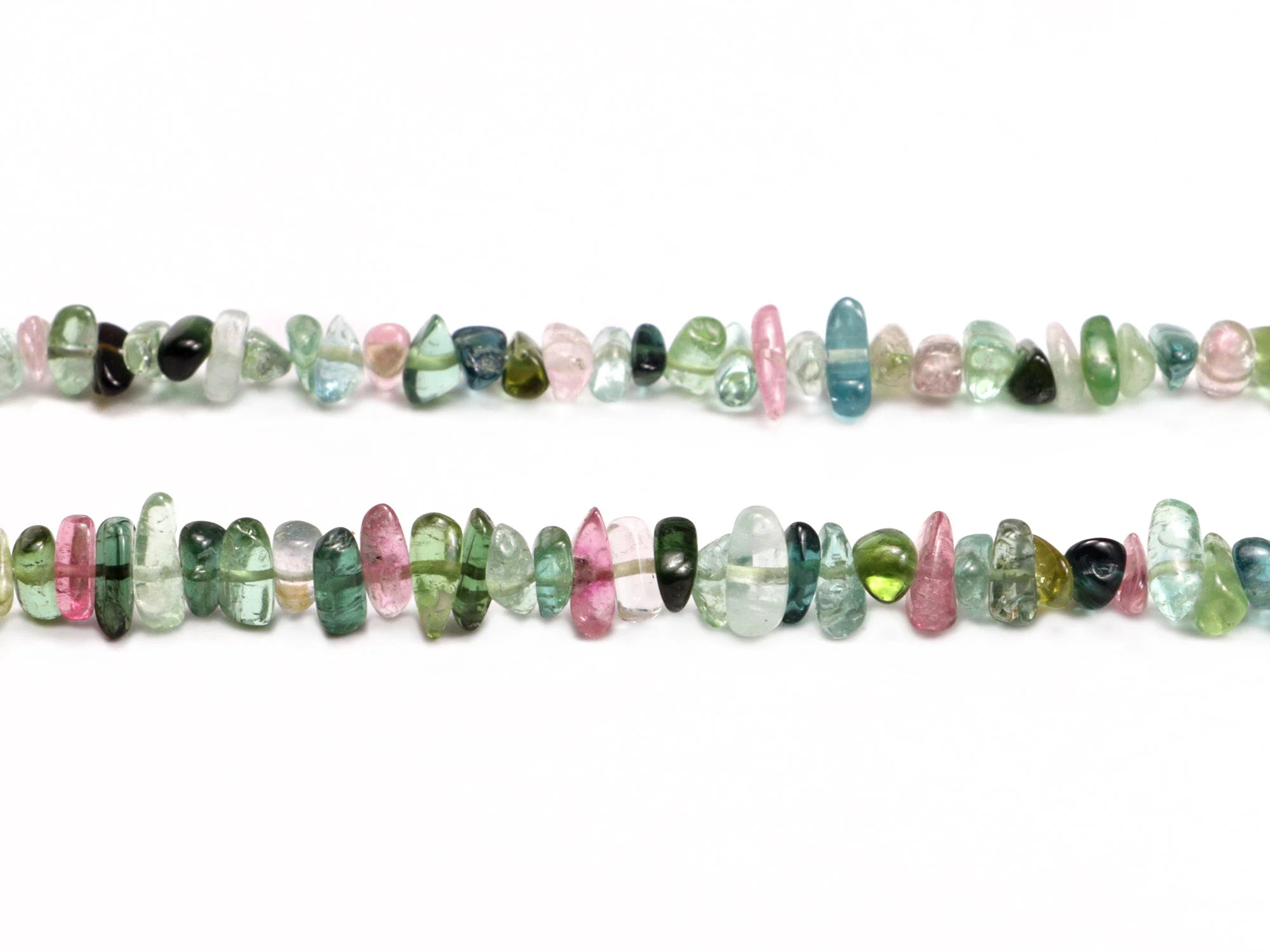 AA Quality Afghani Multi Tourmaline Smooth Uncut Beads, SKU2070