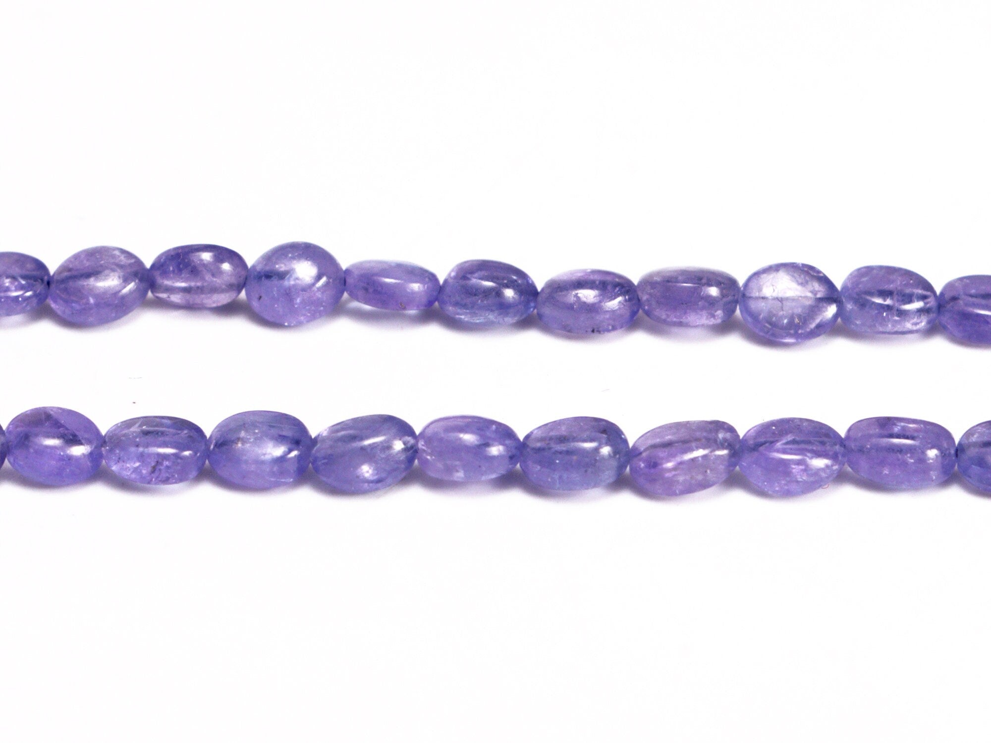AA Quality Tanzanite Smooth Oval Beads, 4x5 mm - 5.5x7.5 mm, SKU2044