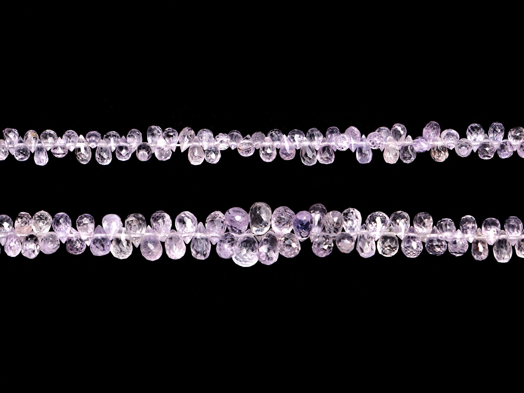 Pink Sapphire Faceted Drops Beads, 1.5x2 mm To 3.5x5 mm, Sapphire Faceted Teardrops, Sapphire Jewelry Making Gemstone Beads