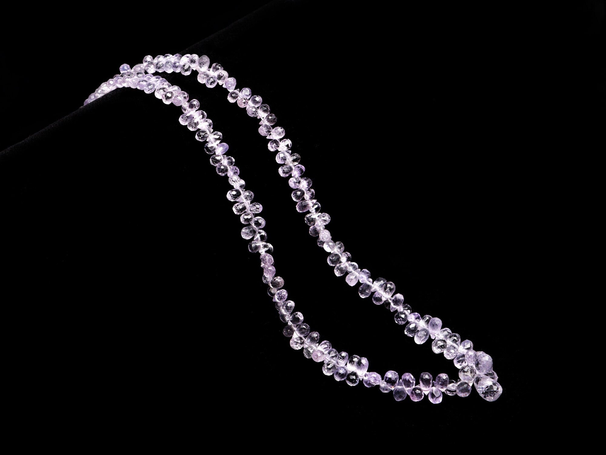 Pink Sapphire Faceted Briolette Drops Beads, 1.5x2 mm To 4.5x7.5 mm, Pink Sapphire Drops, Sapphire Jewelry Making Gemstone Beads
