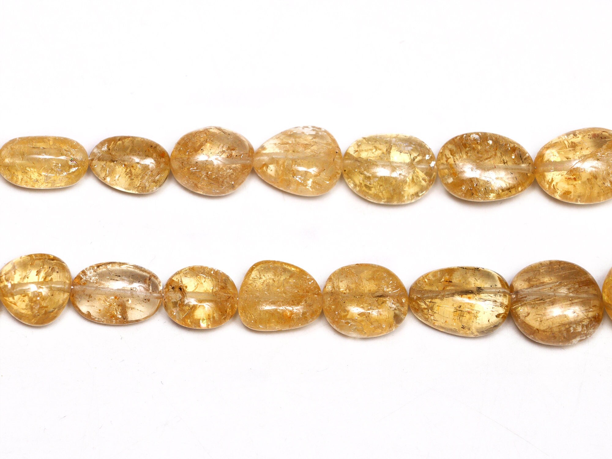 Natural Scapolite Smooth Tumble Beads, 18 Inch Strand, Handmade Gemstone Beads, SKU2162