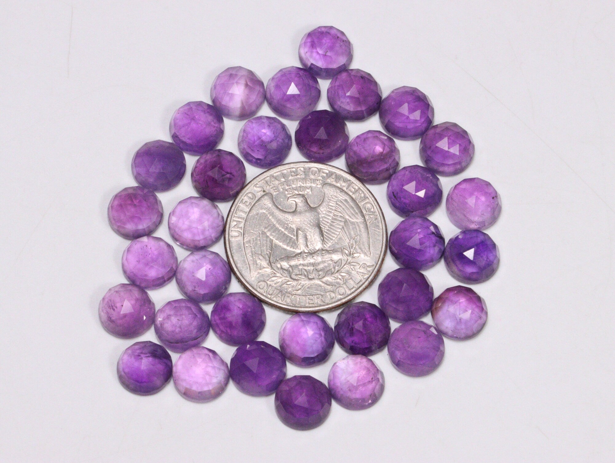 Natural Amethyst Calibrated Cabochon, SKU2220