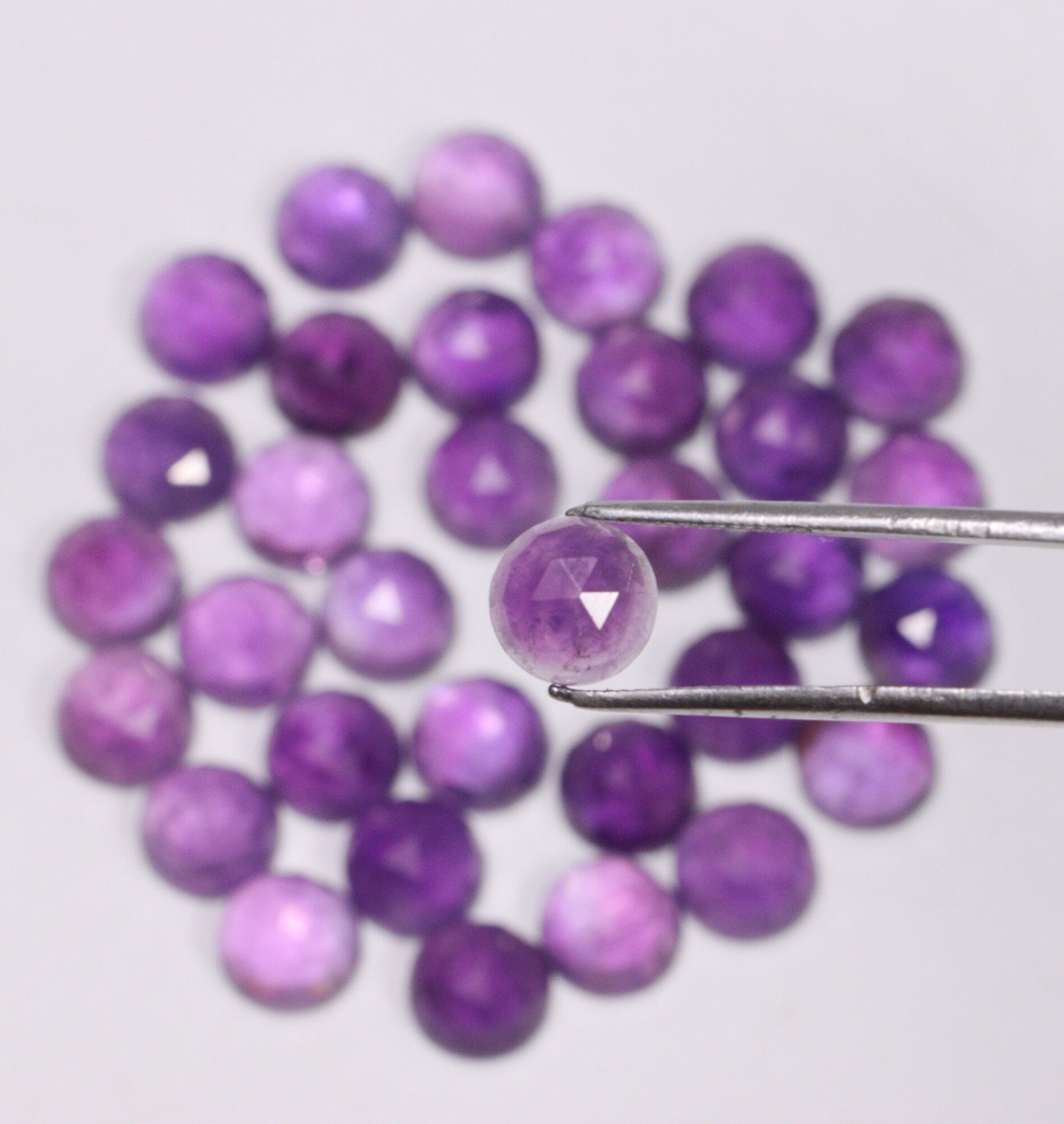 Natural Amethyst Calibrated Cabochon, SKU2220