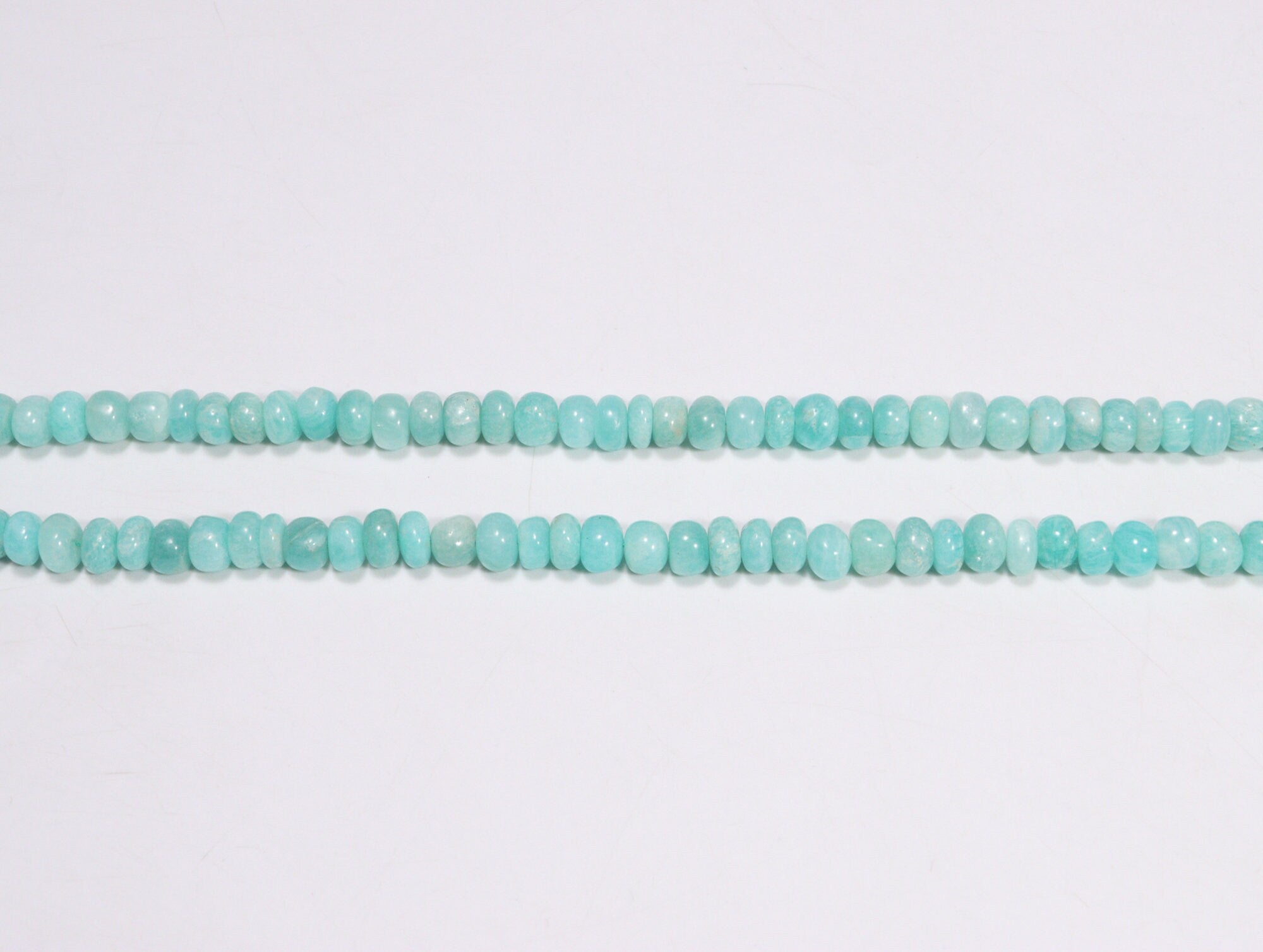 Amazonite Smooth Rondelle Beads, Amazonite Rondelle Beads, SKU2213