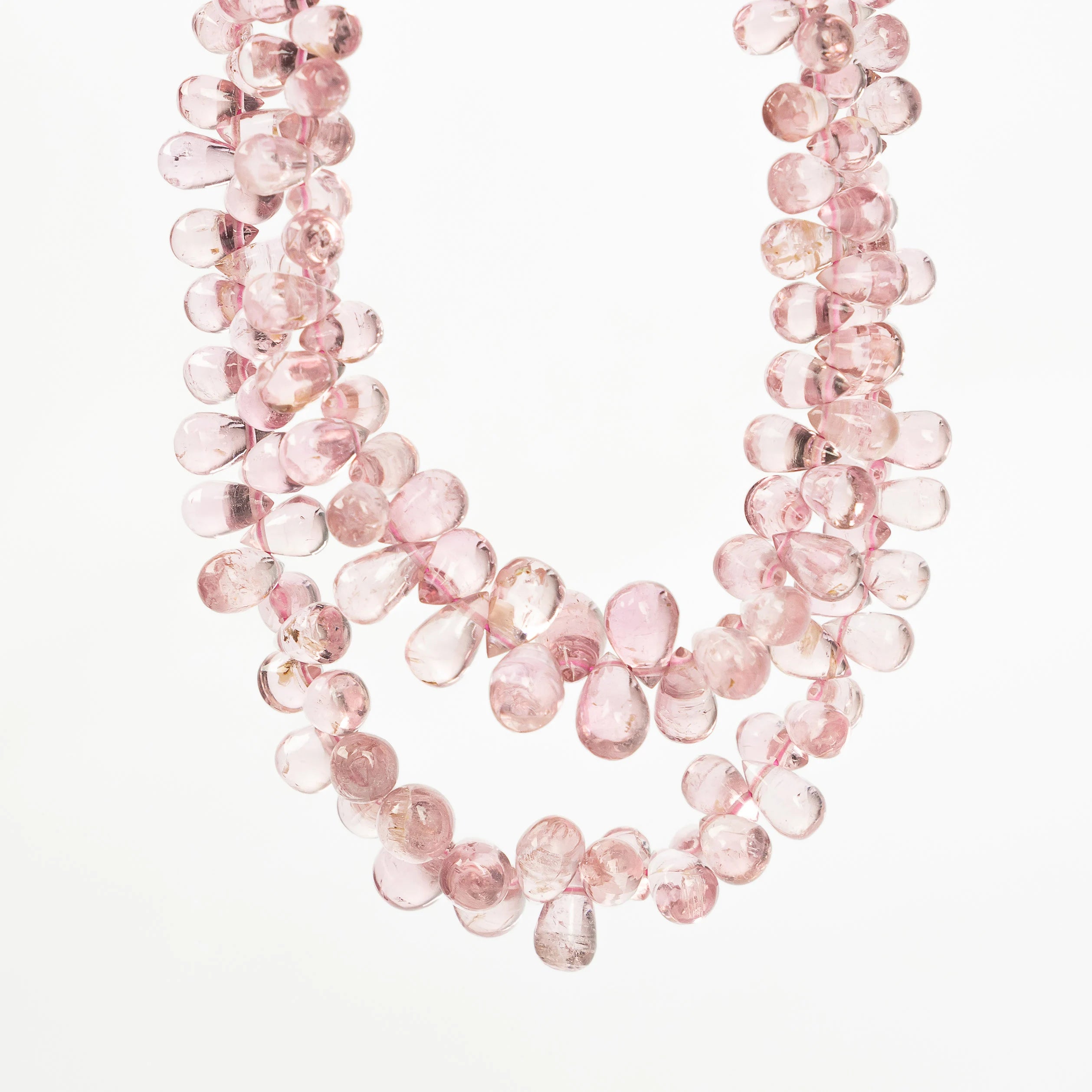 Pink Tourmaline Smooth Teardrop Beads, 2x3 mm To 4.5x8 mm Beads, SKU2250
