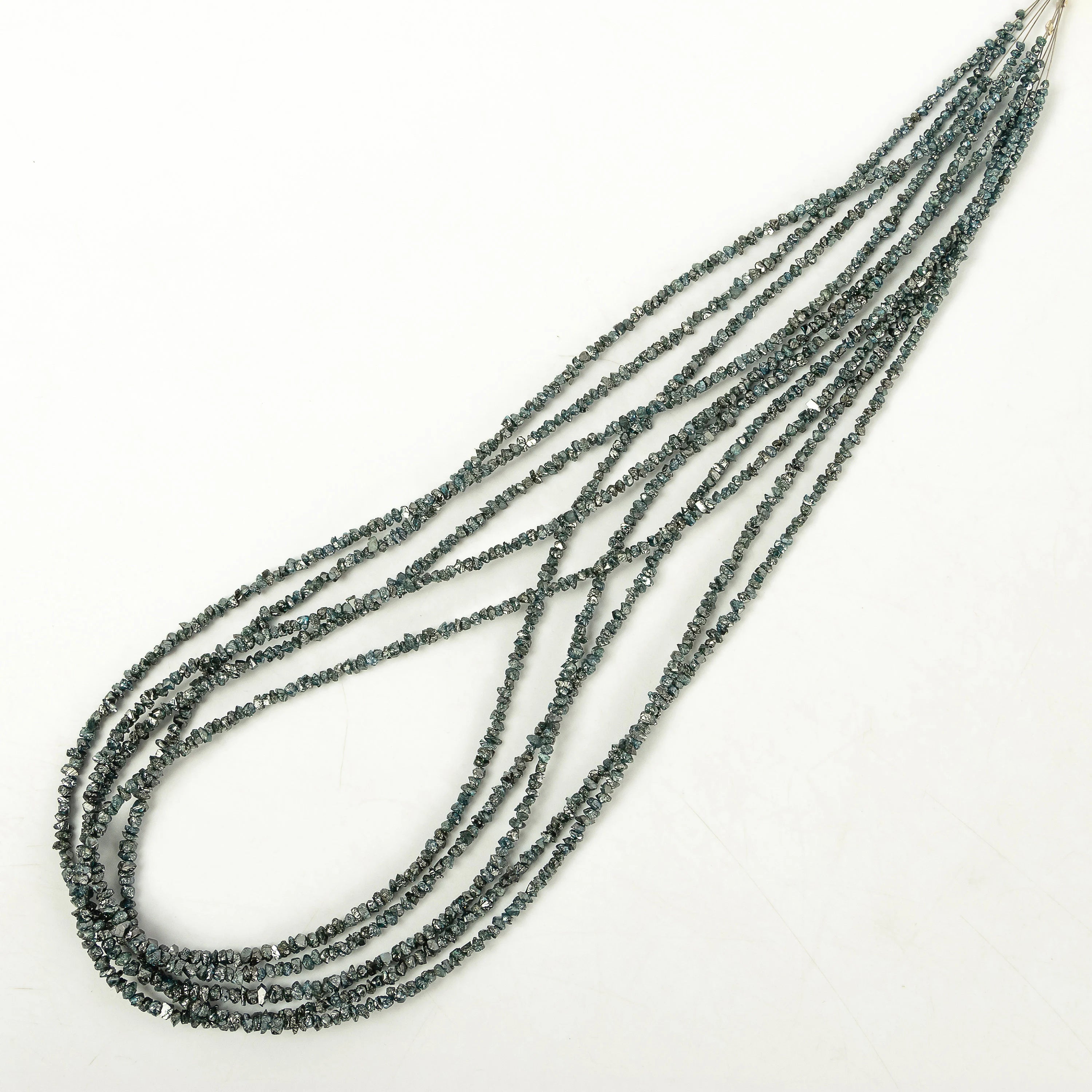 Dark Blue Diamond Uncut Beads, Blue Diamond Raw Uncut Beads, SKU2263
