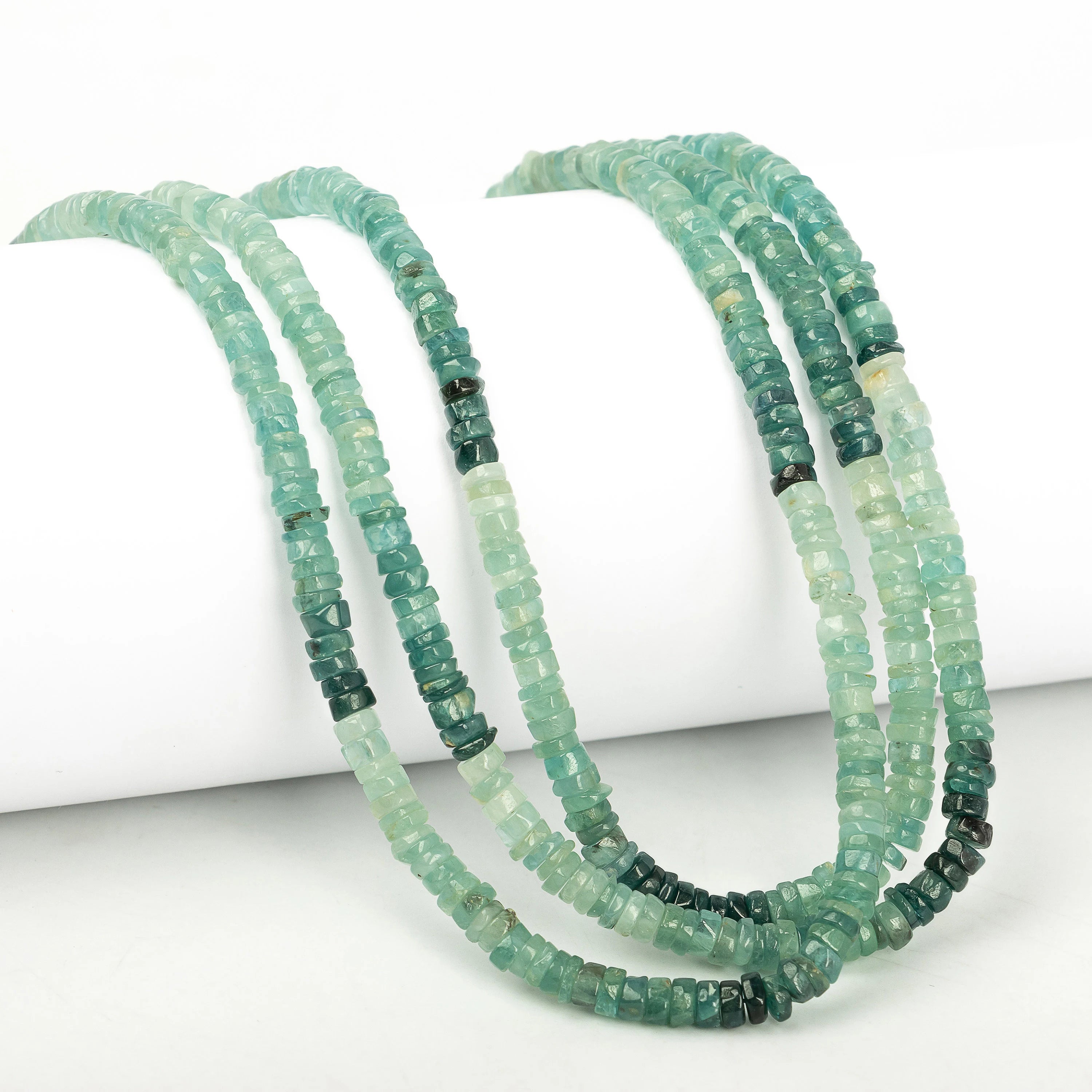 Natural Grandidierite Smooth Tyre Beads, Grandidierite Heishi, SKU2236