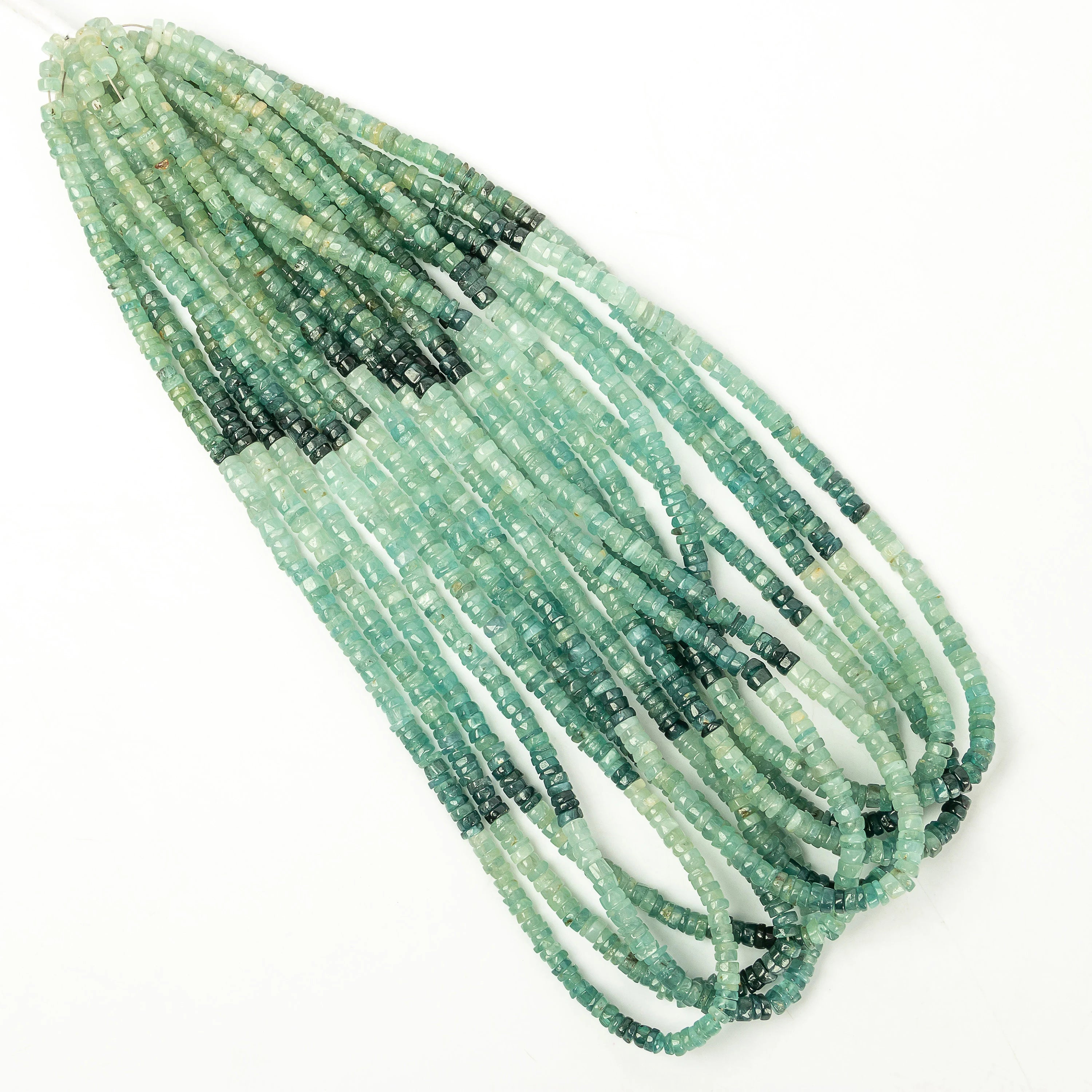 Natural Grandidierite Smooth Tyre Beads, Grandidierite Heishi, SKU2236